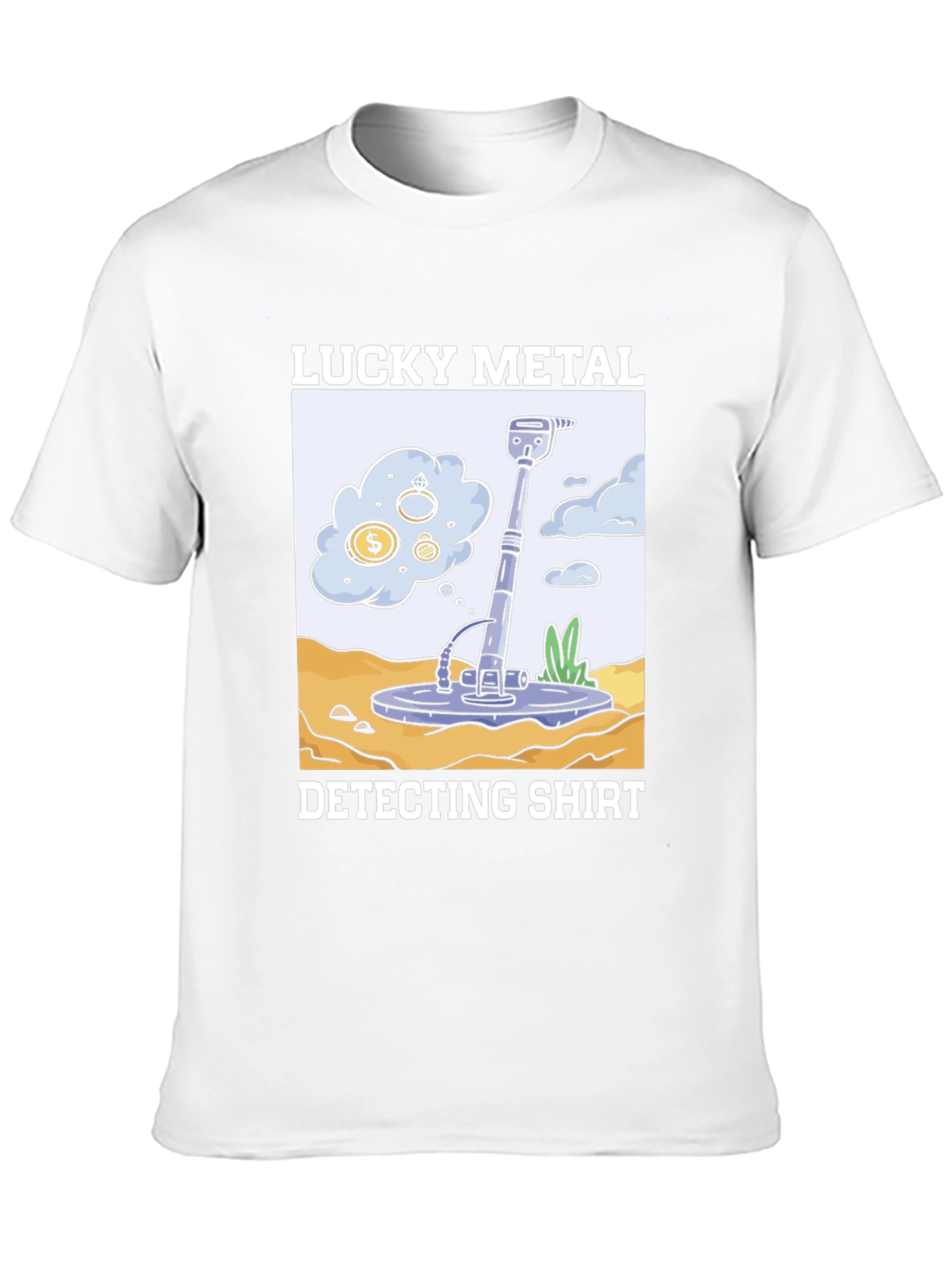 Lucky Metal Detecting Shirt - Treasure Hunter Tee
