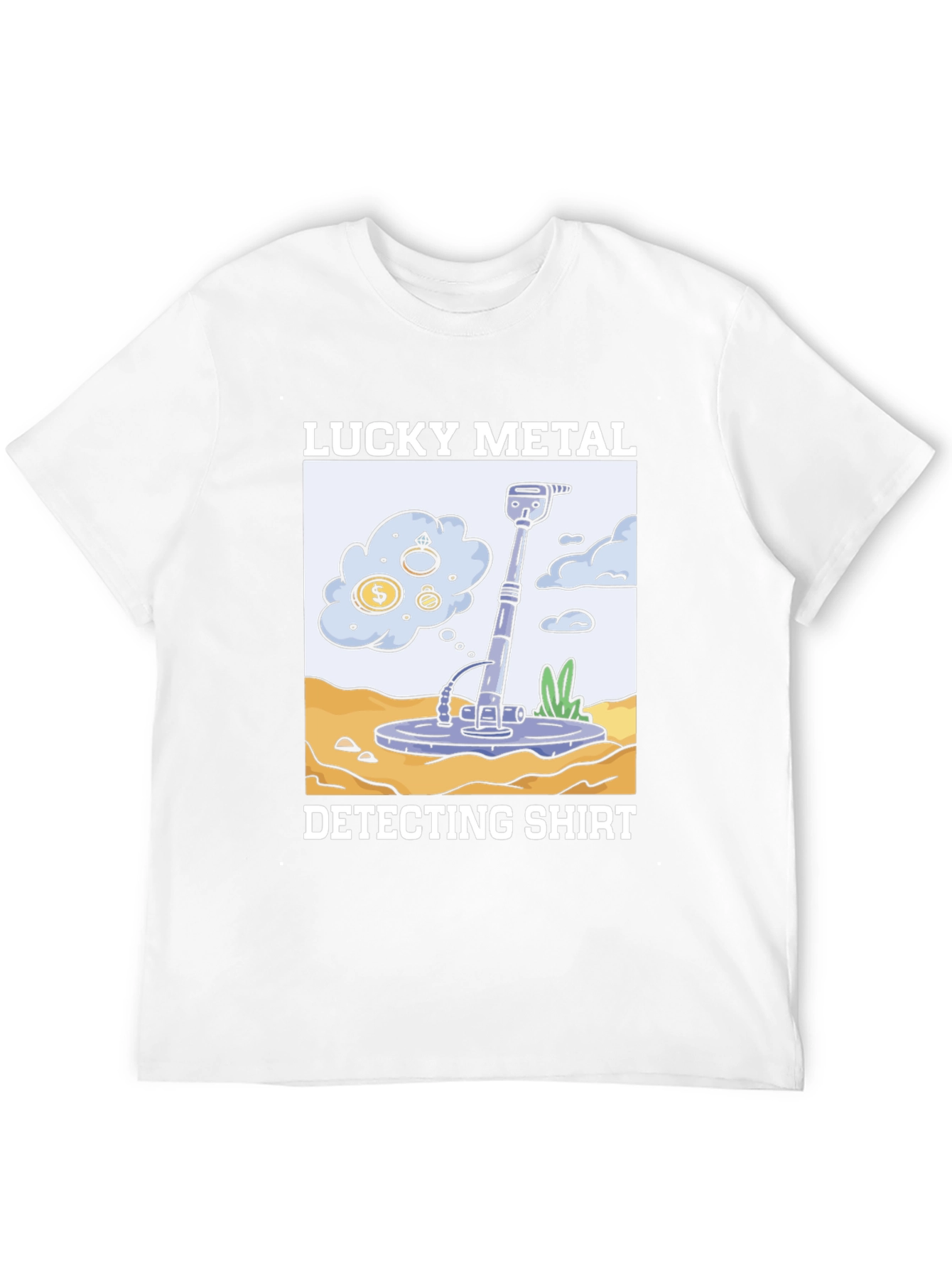 Lucky Metal Detecting Shirt - Treasure Hunter Tee