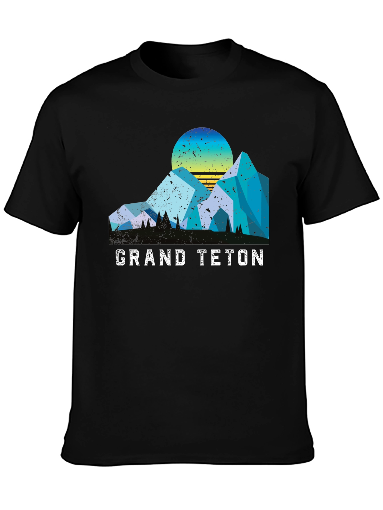 Grand Teton Graphic Tee - Retro Mountain Shirt
