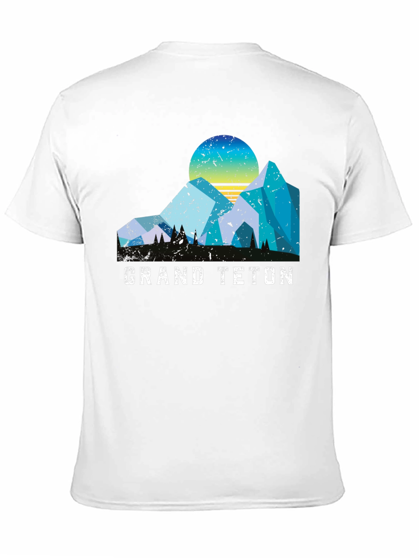 Grand Teton Graphic Tee - Retro Mountain Shirt
