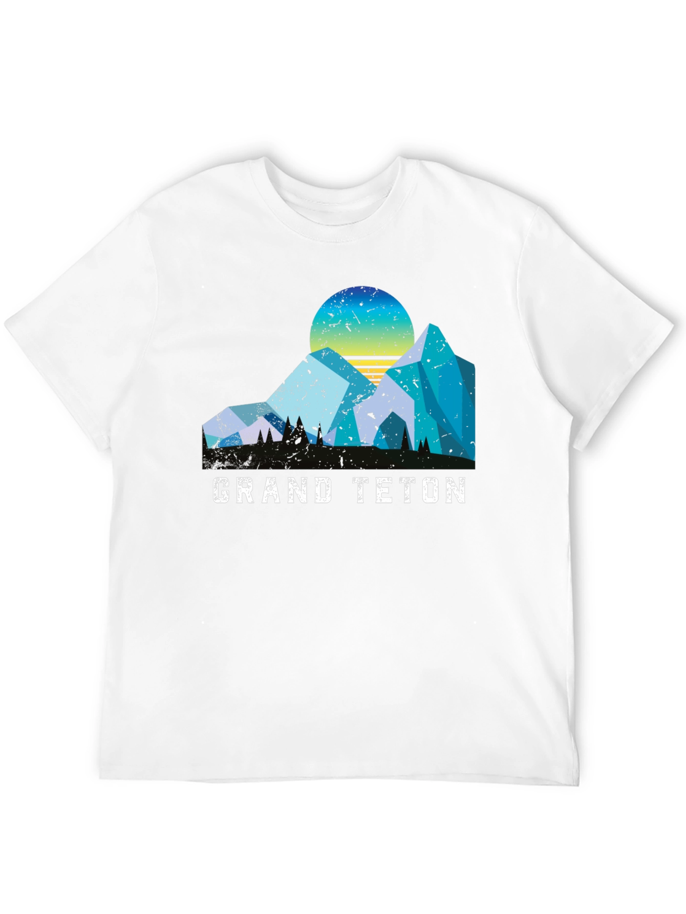Grand Teton Graphic Tee - Retro Mountain Shirt