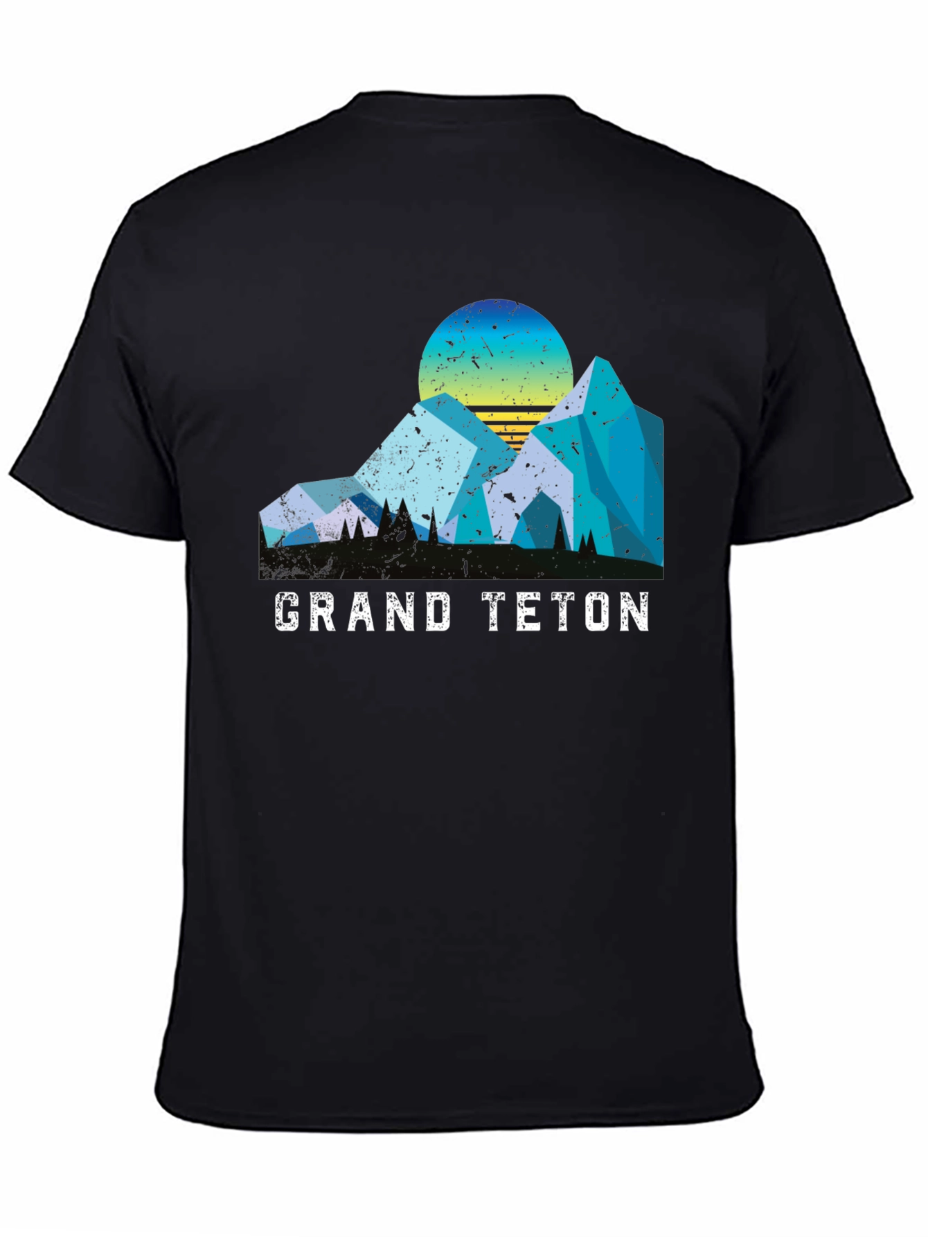 Grand Teton Graphic Tee - Retro Mountain Shirt