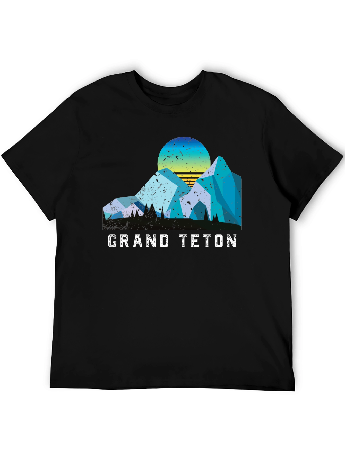 Grand Teton Graphic Tee - Retro Mountain Shirt