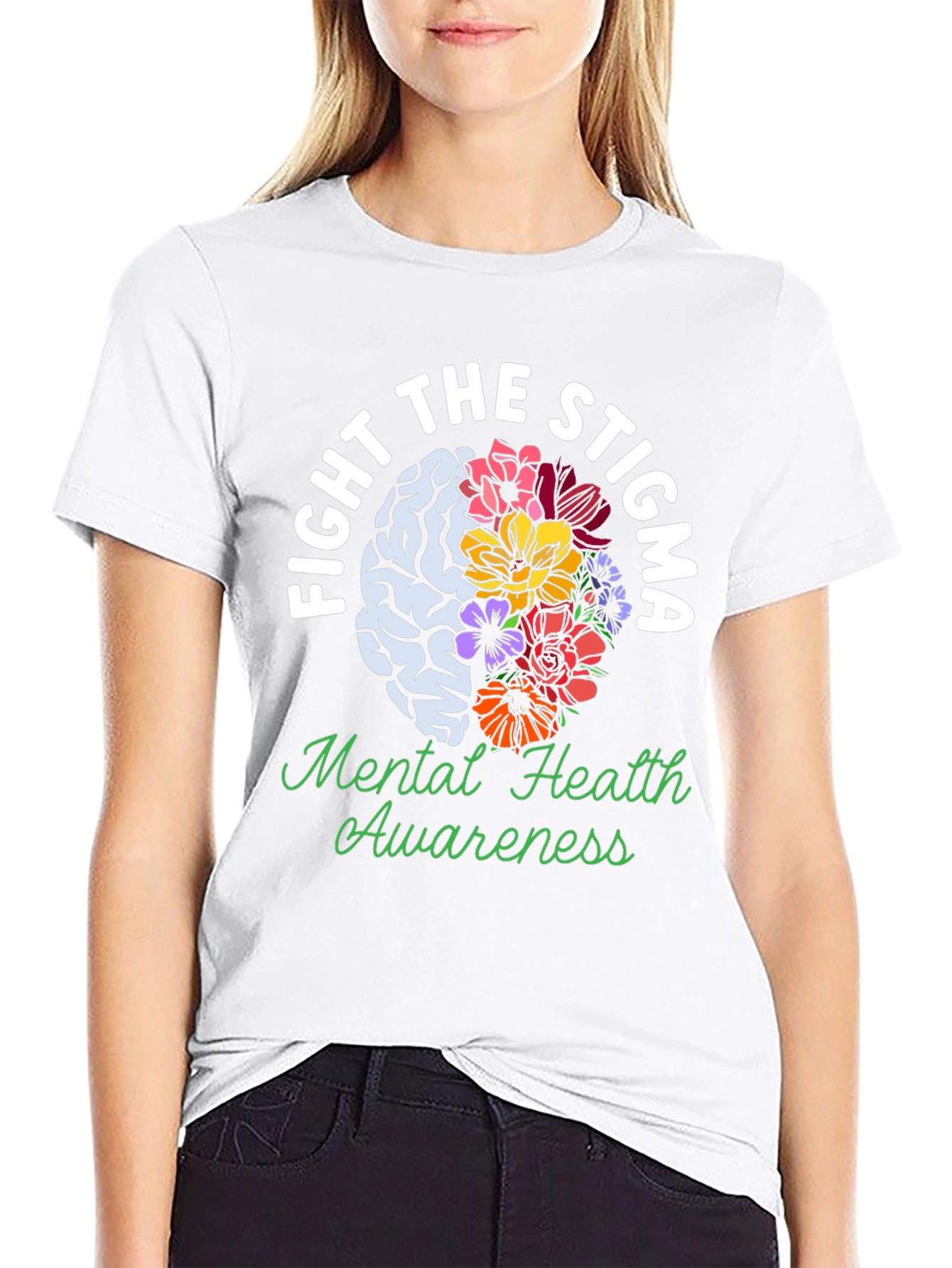 Fight The Stigma Mental Health Awareness T-Shirt