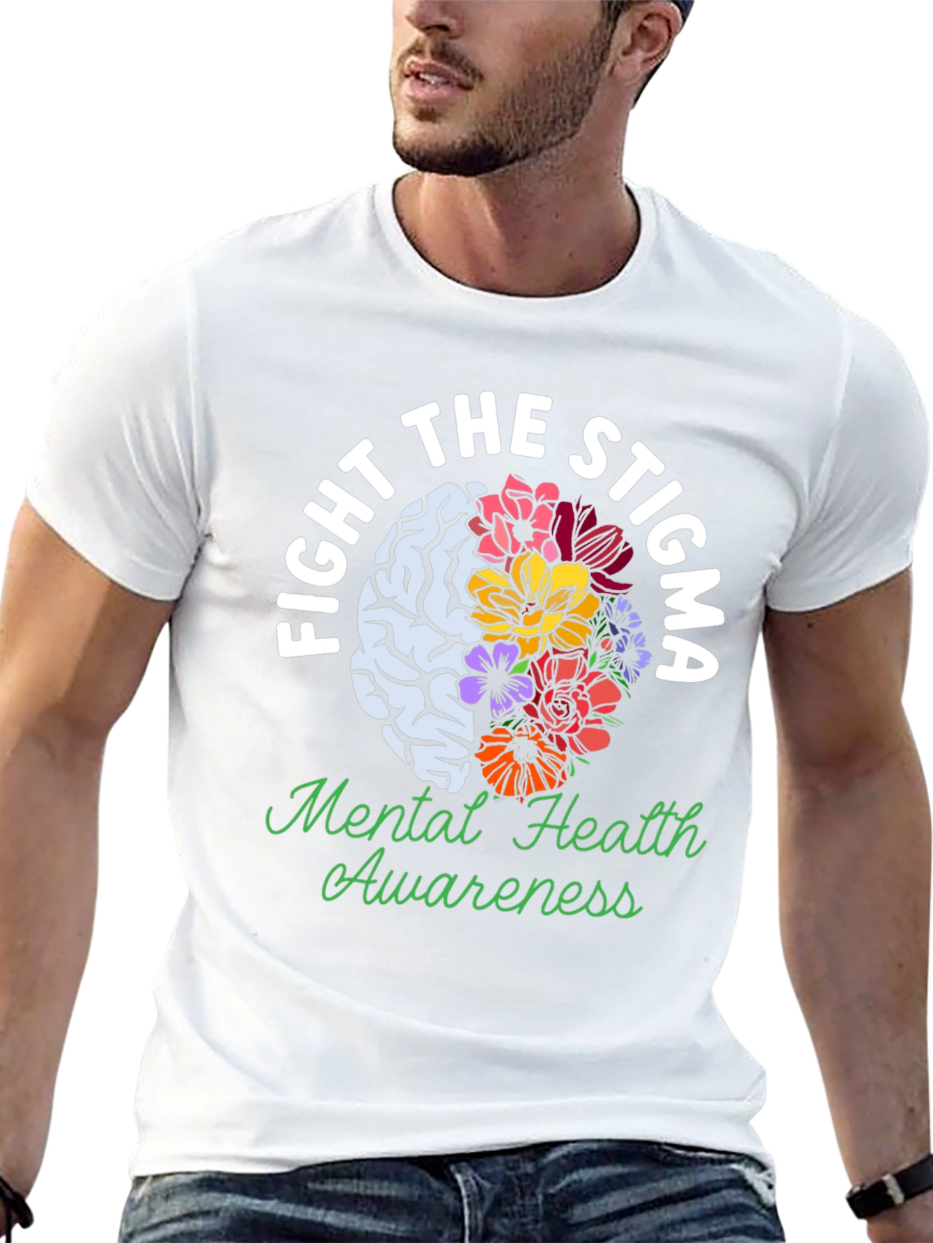 Fight The Stigma Mental Health Awareness T-Shirt