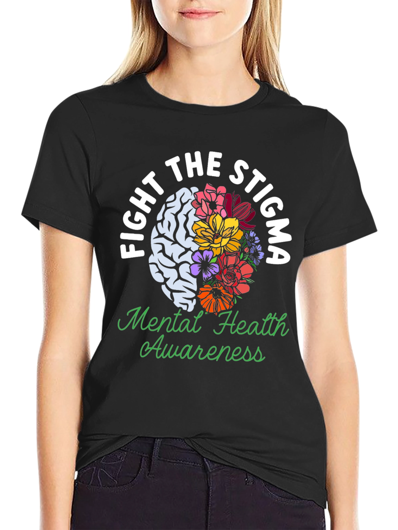Fight The Stigma Mental Health Awareness T-Shirt