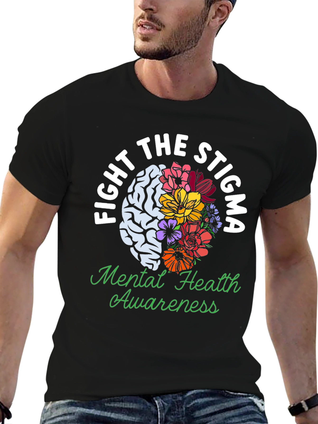 Fight The Stigma Mental Health Awareness T-Shirt