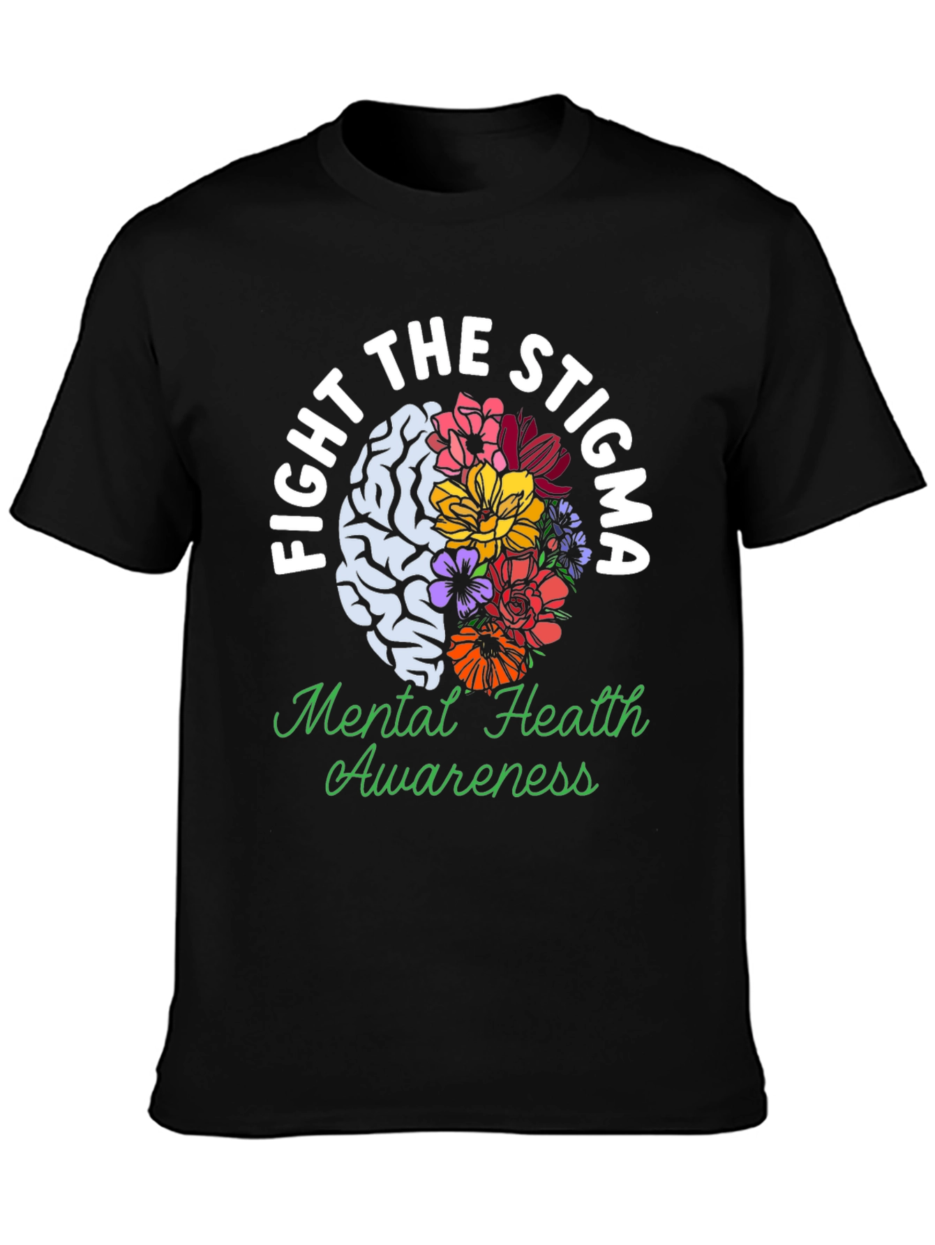Fight The Stigma Mental Health Awareness T-Shirt