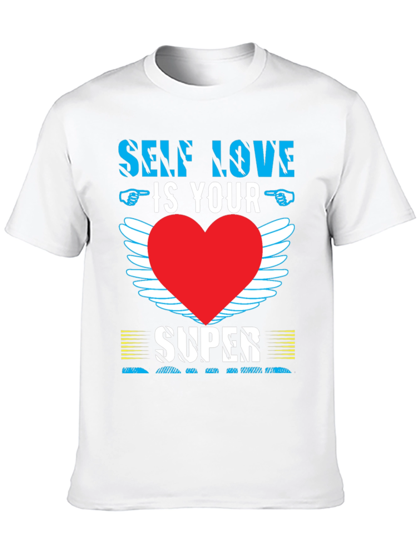 Self Love T-Shirt with Heart Wings