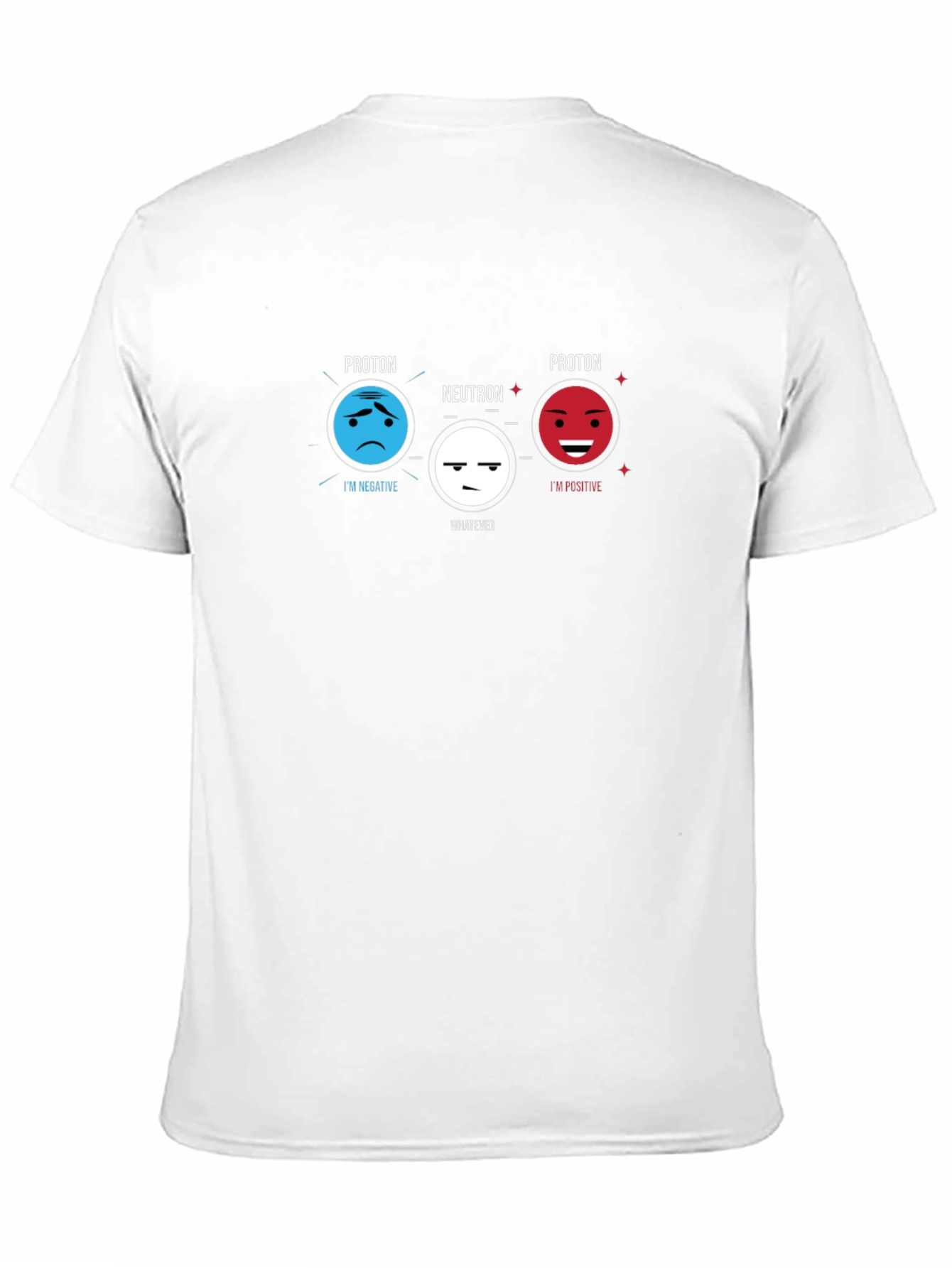Science Humor T-Shirt - Proton Neutron Design