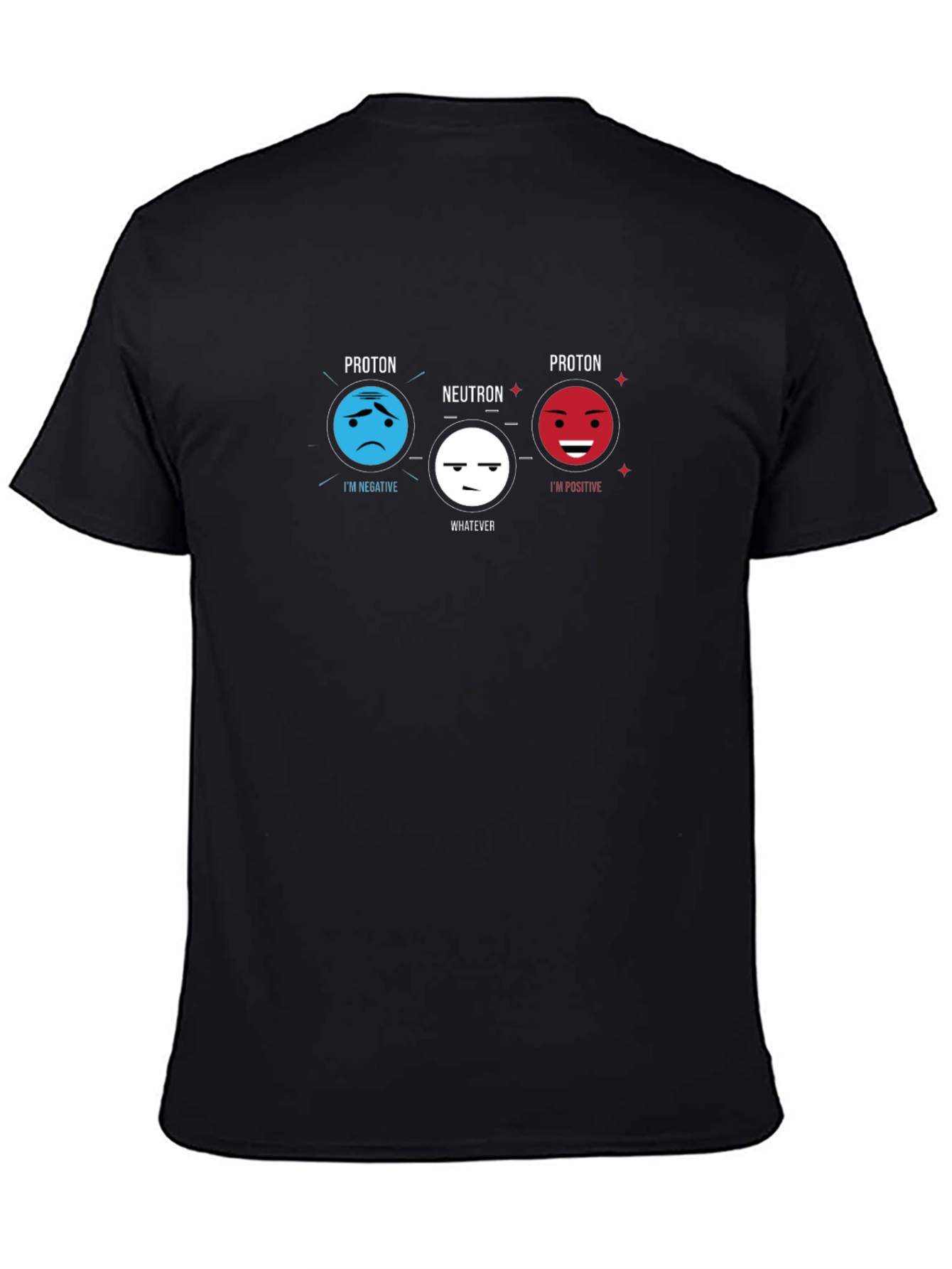 Science Humor T-Shirt - Proton Neutron Design