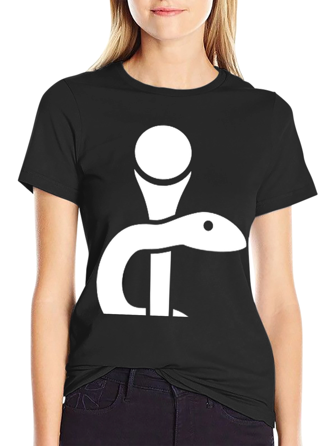 Snake and Golf Tee Graphic Tee