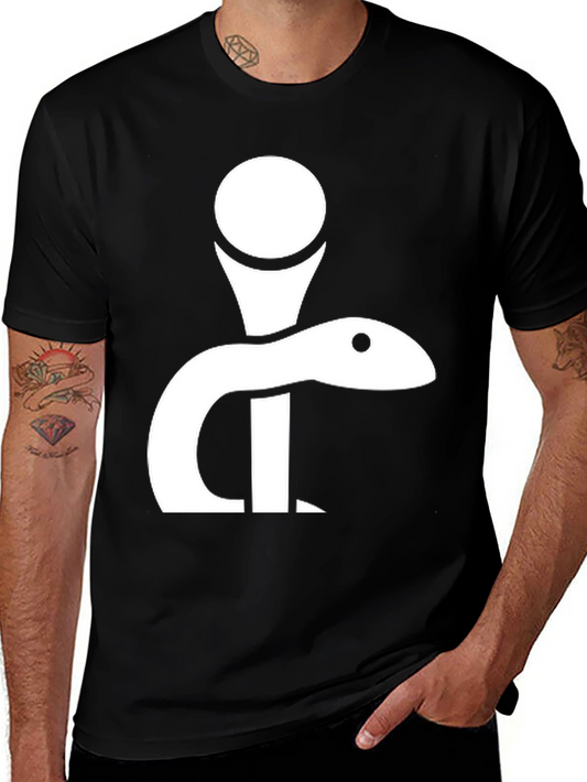 Snake and Golf Tee Graphic Tee