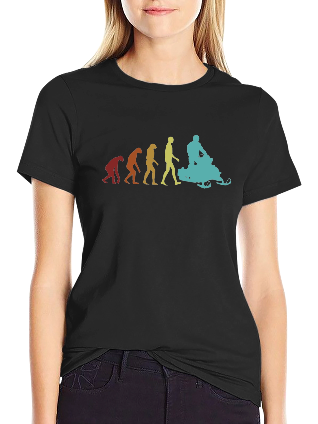 Evolution of Snowmobiling T-Shirt