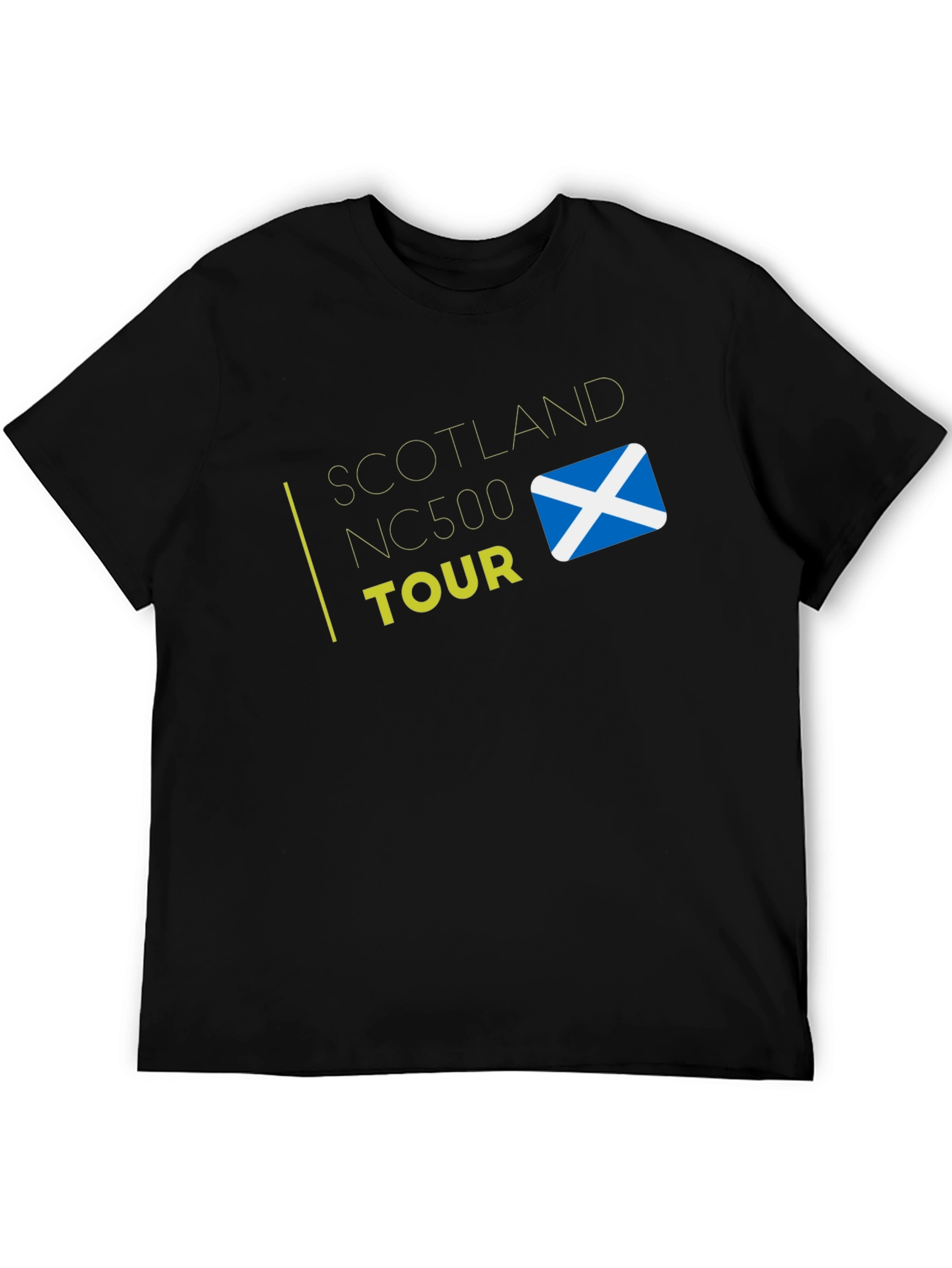 Scotland NC500 Tour Black T-Shirt