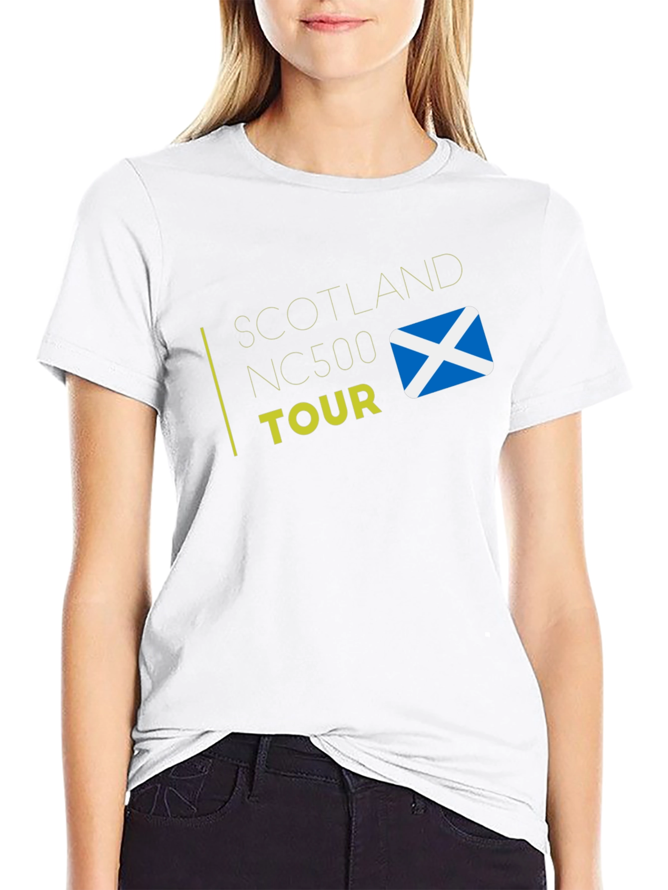 Scotland NC500 Tour Black T-Shirt
