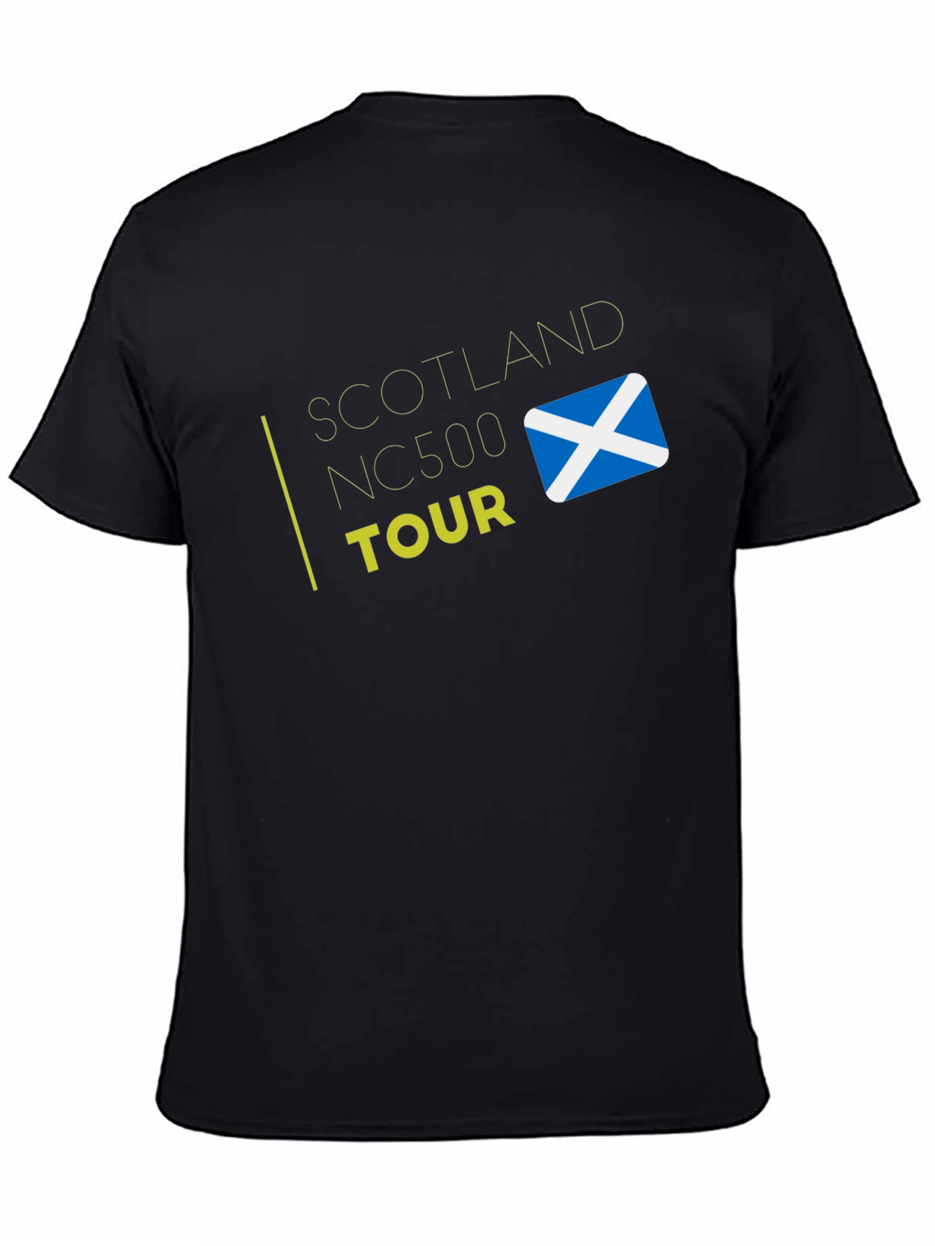 Scotland NC500 Tour Black T-Shirt