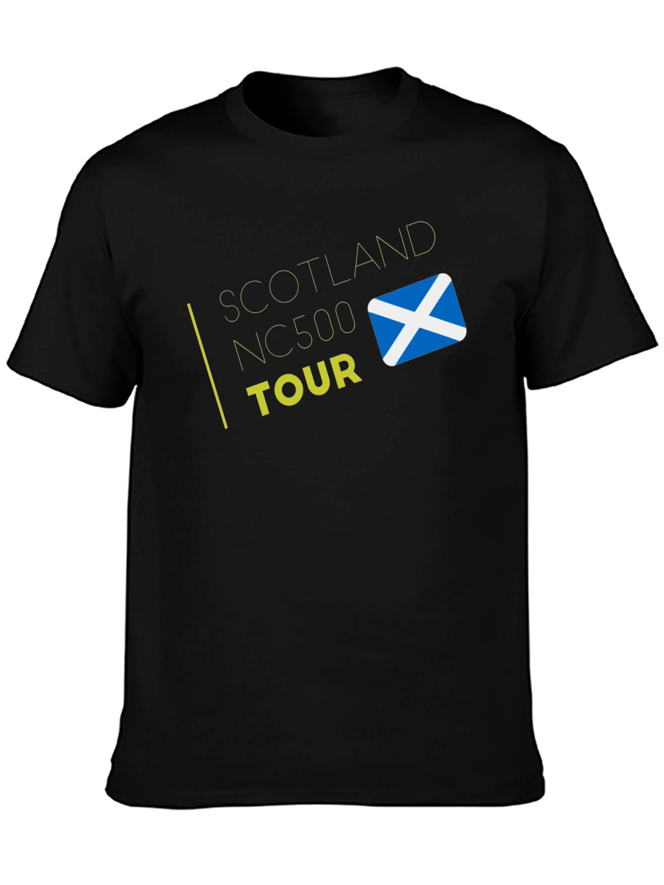 Scotland NC500 Tour Black T-Shirt