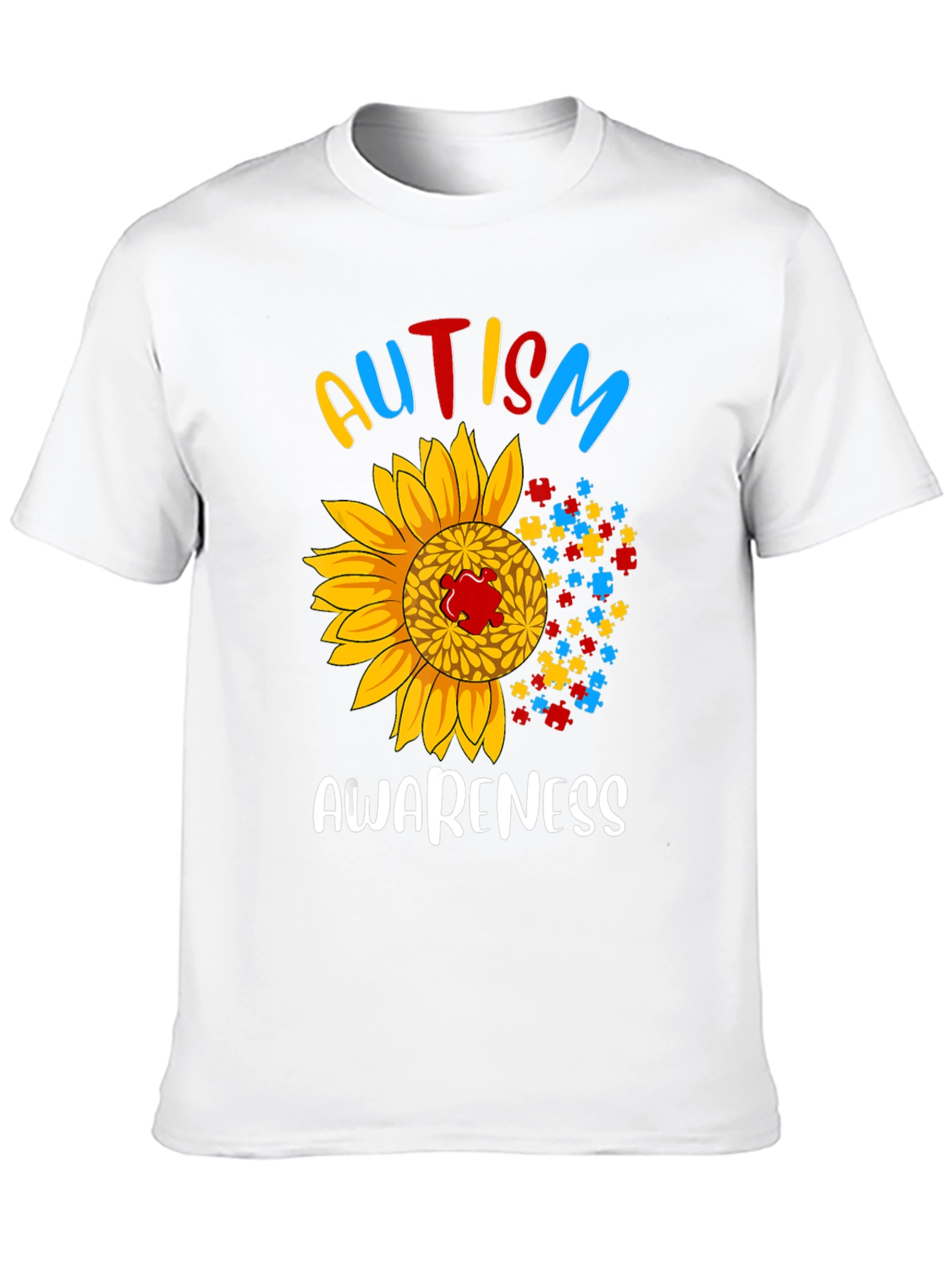 Autism Awareness Sunflower T-Shirt