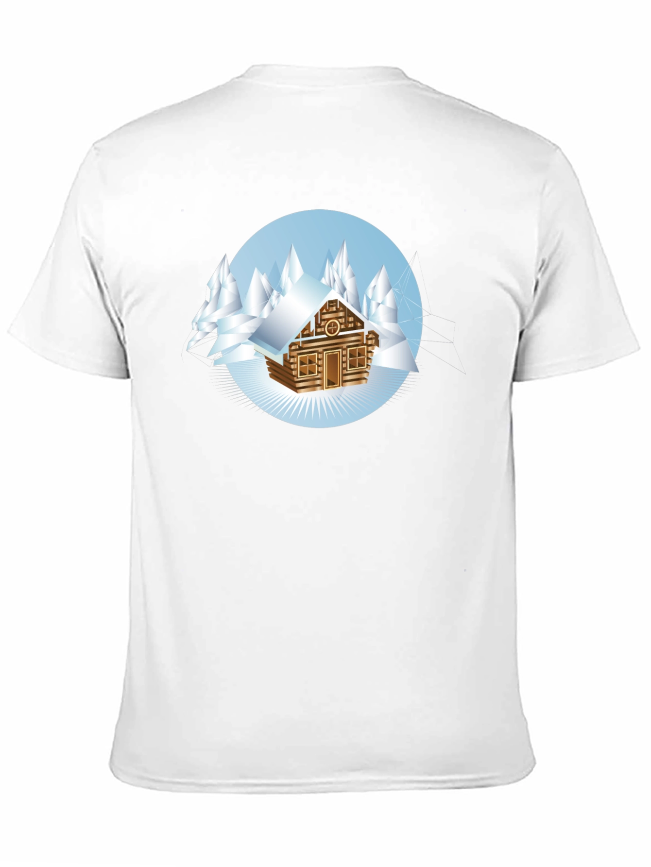 Winter Cabin T-Shirt - Cozy Mountain Style