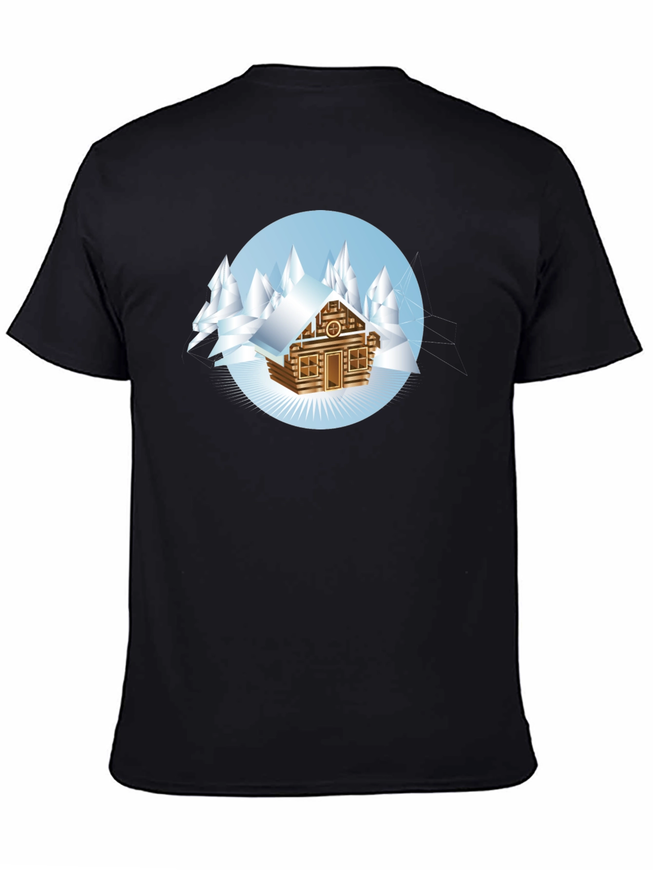 Winter Cabin T-Shirt - Cozy Mountain Style