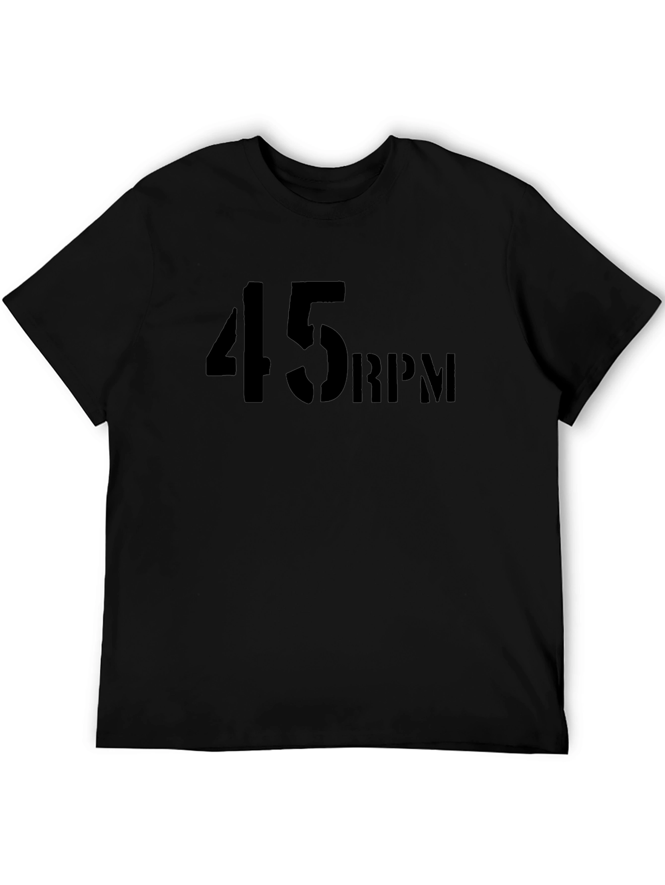 45 RPM Black Graphic Tee
