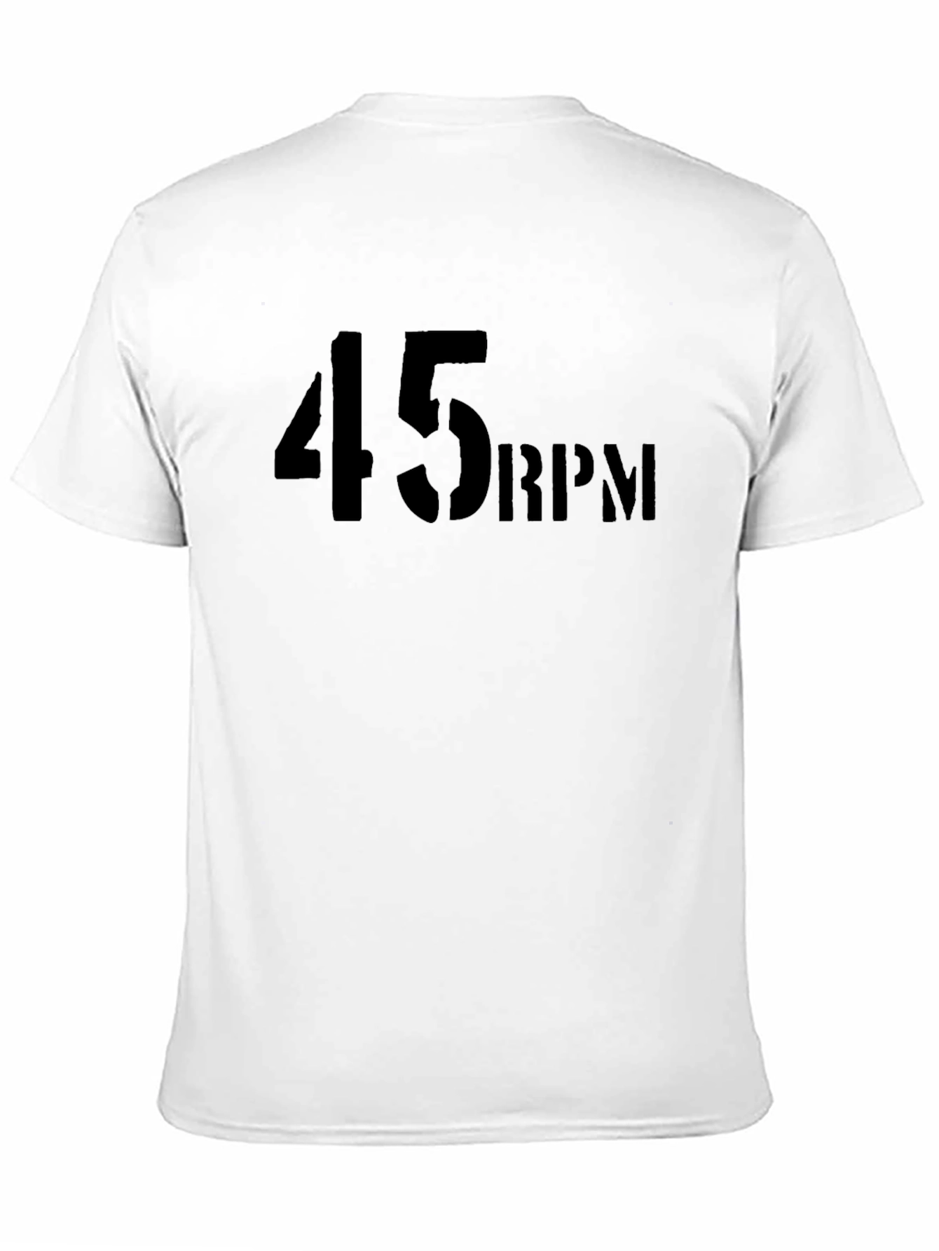 45 RPM Black Graphic Tee