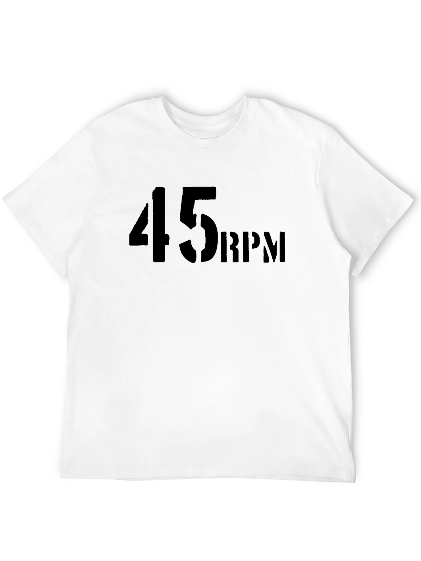 45 RPM Black Graphic Tee