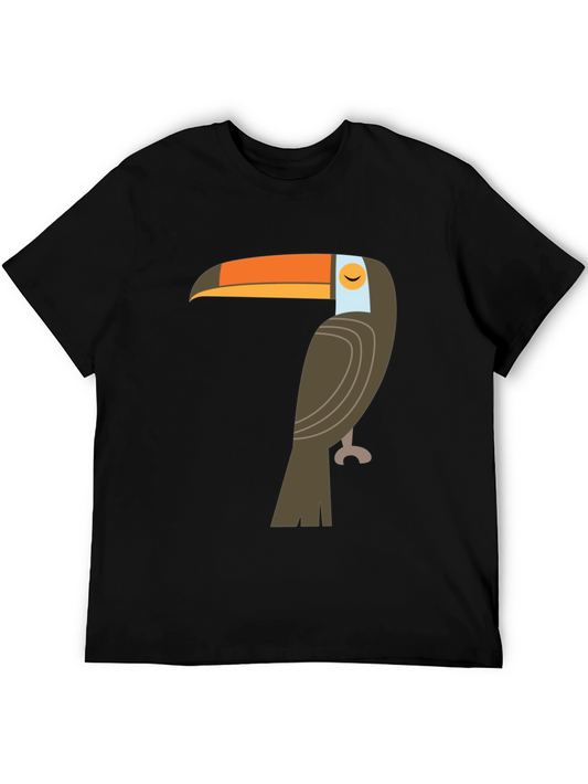 Toucan Graphic Tee - Black Casual Shirt