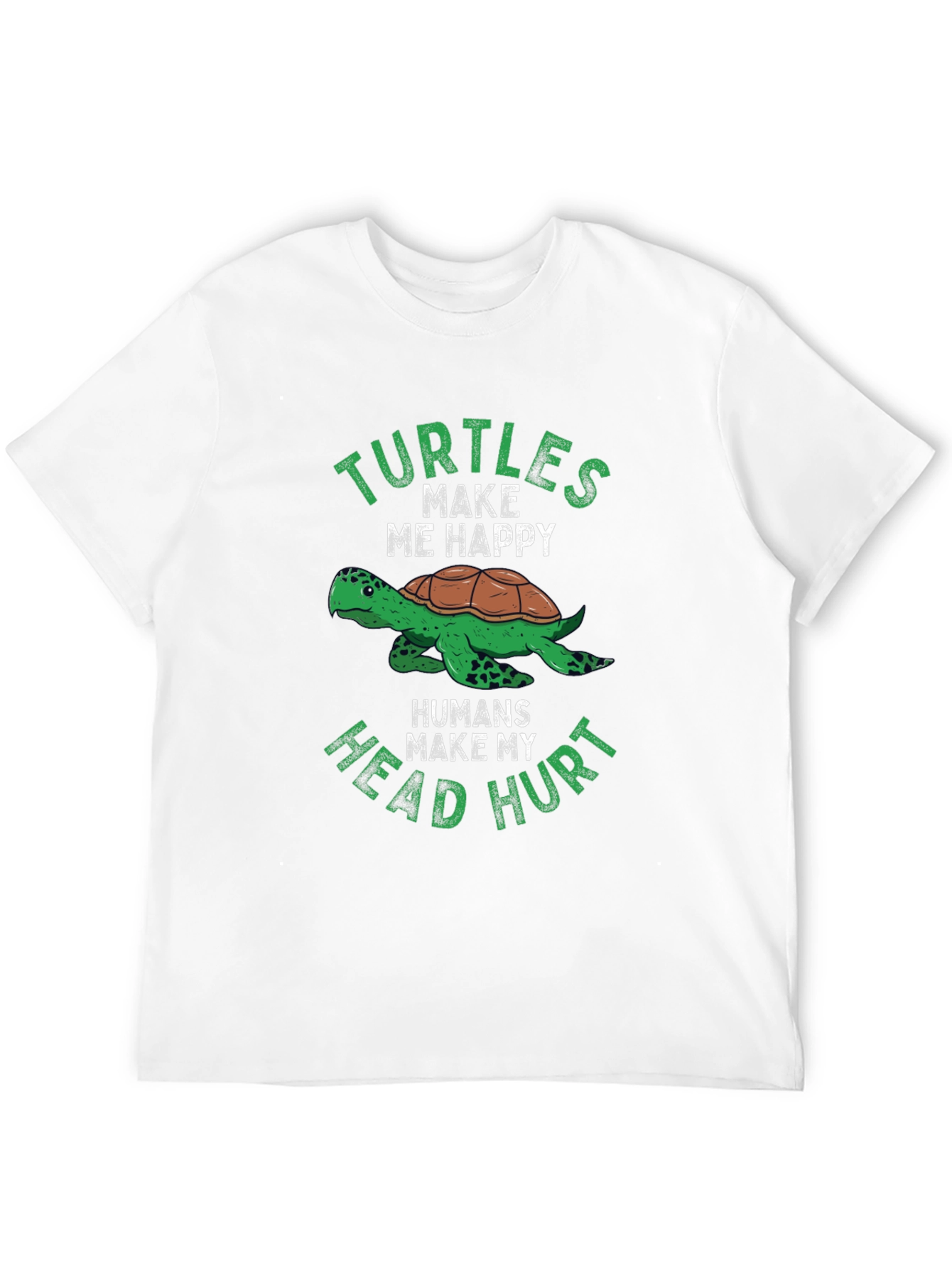 Funny Turtle T-Shirt - Turtles Make Me Happy Tee