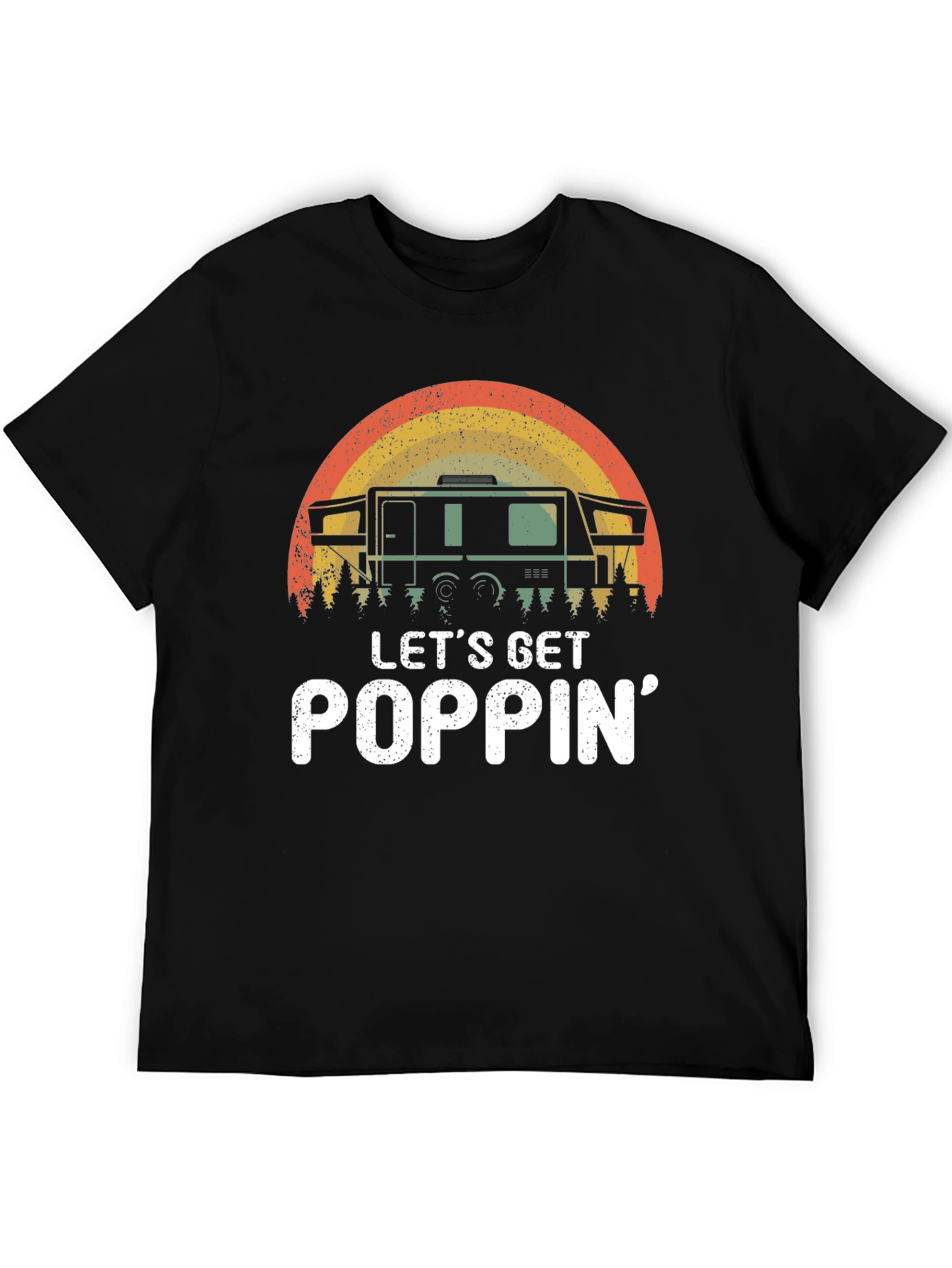 Lets Get Poppin Camping T-Shirt