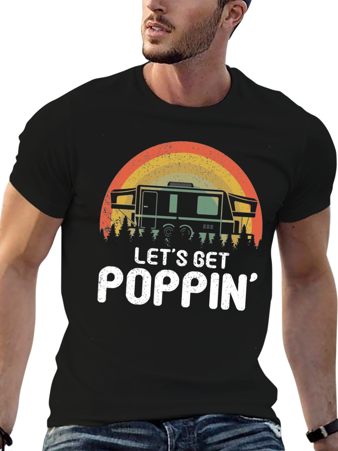 Lets Get Poppin Camping T-Shirt