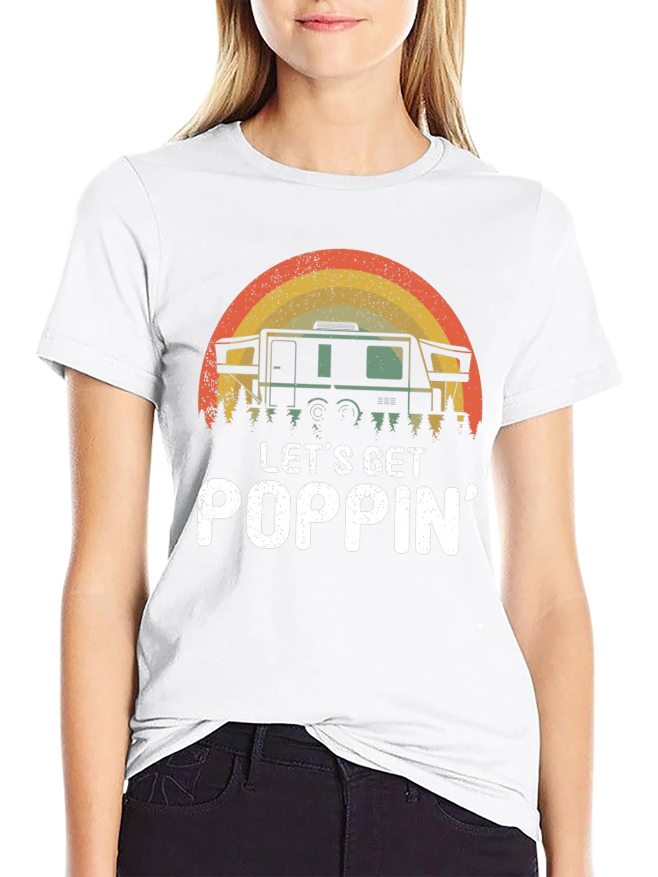 Lets Get Poppin Camping T-Shirt