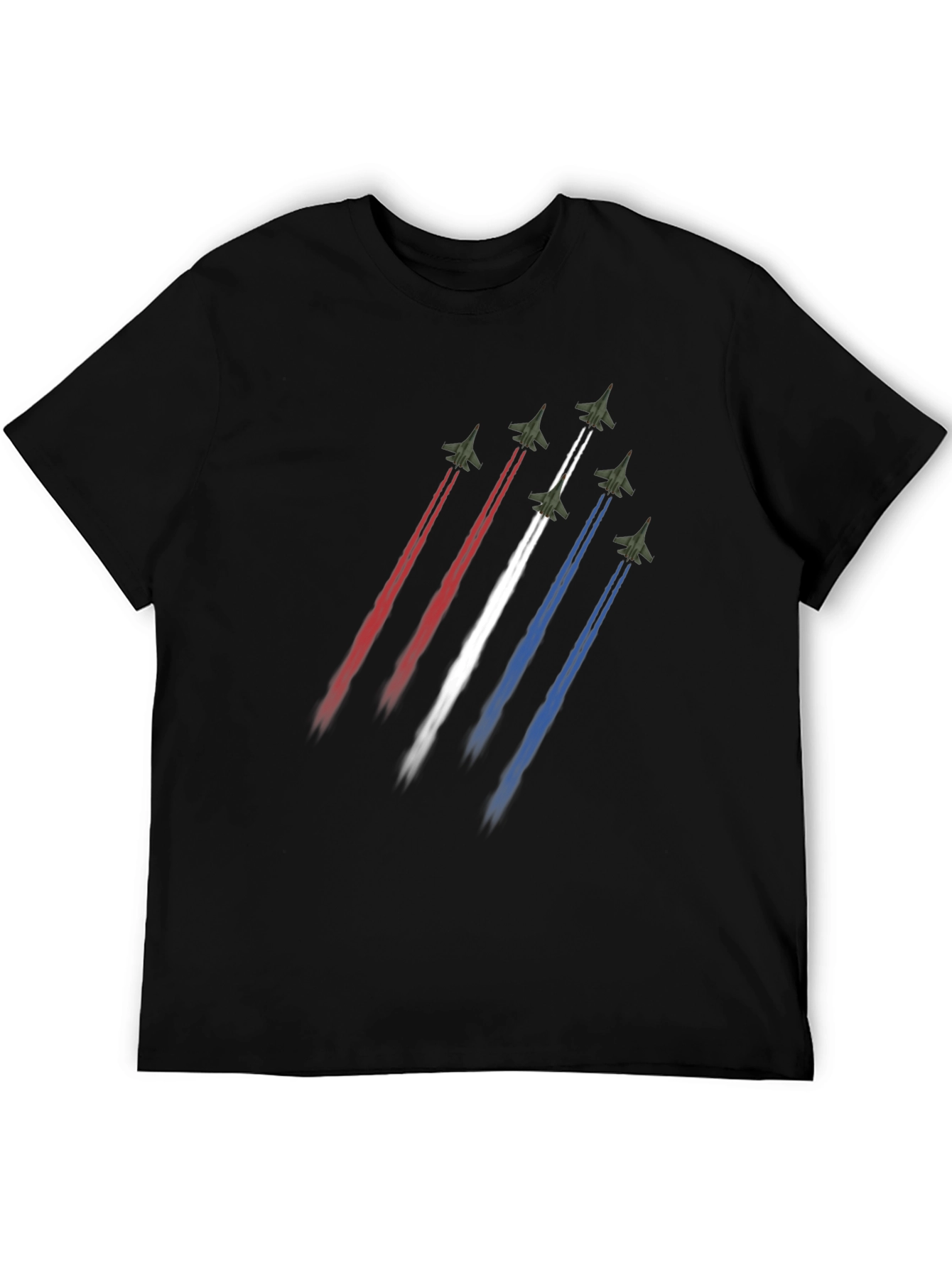 Jet Fighter Formation Graphic T-Shirt