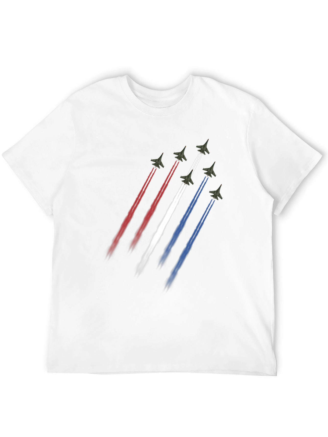 Jet Fighter Formation Graphic T-Shirt