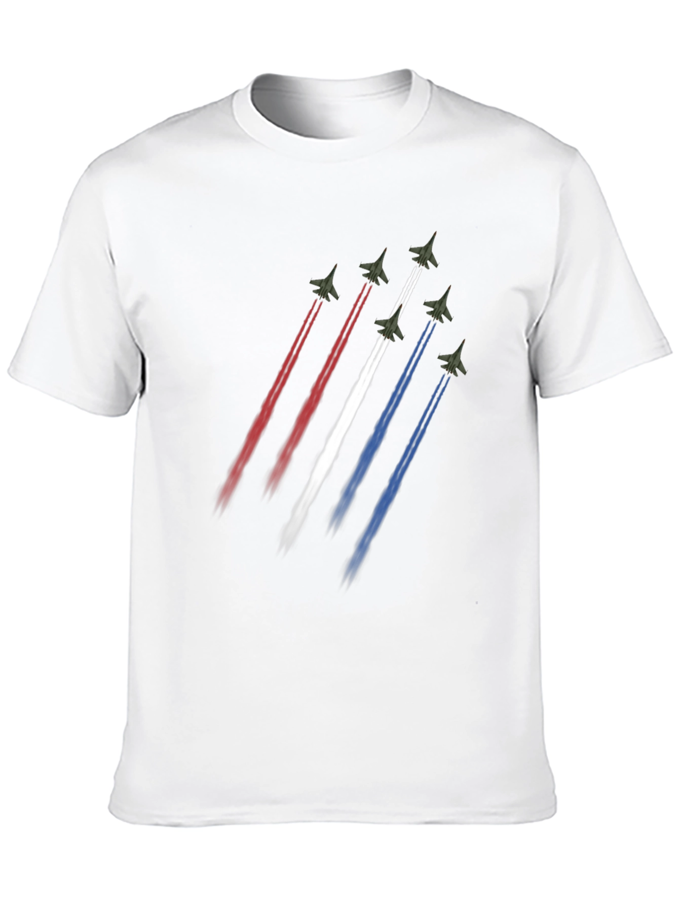 Jet Fighter Formation Graphic T-Shirt
