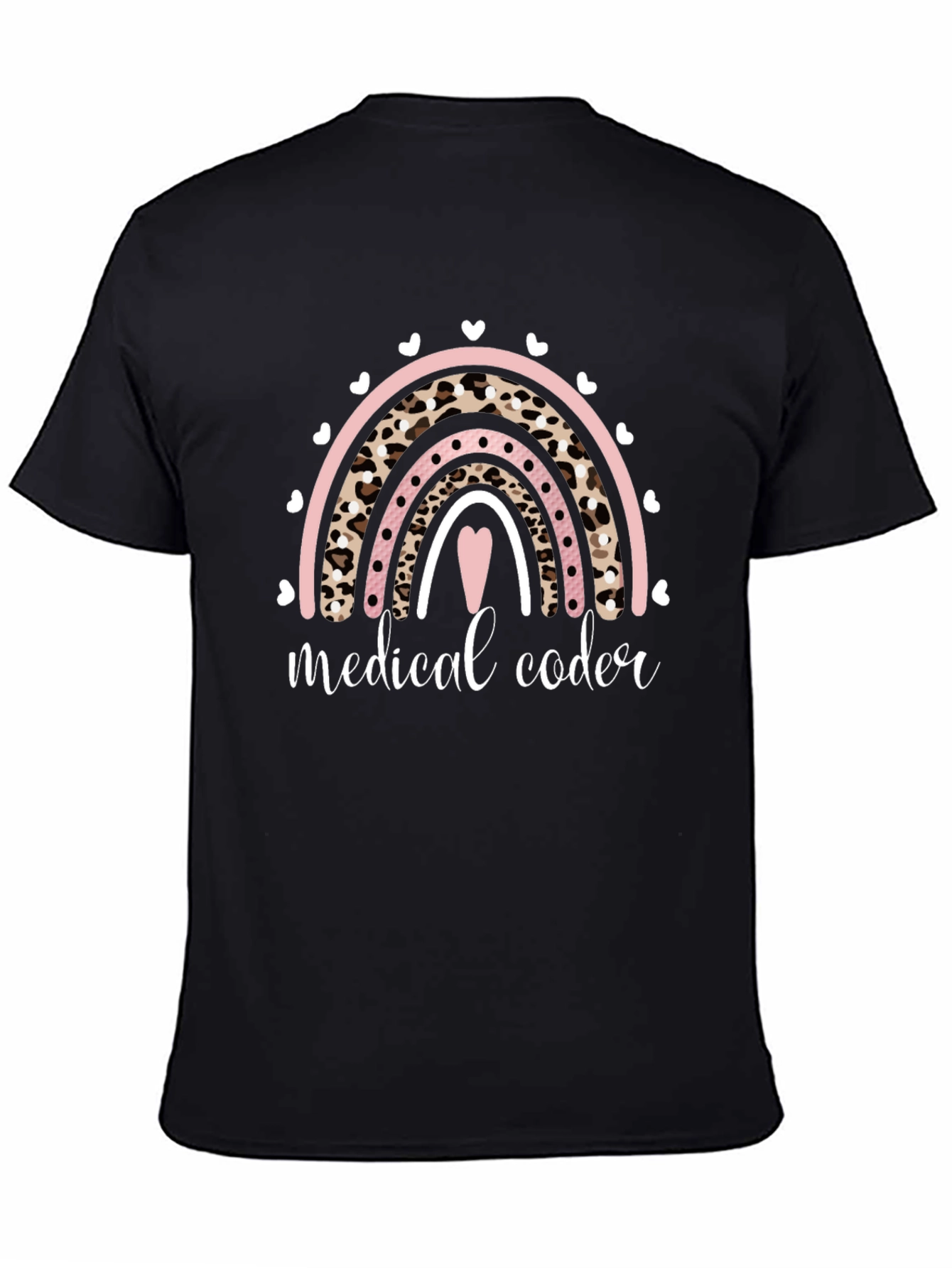 Medical Coder Rainbow Graphic T-Shirt