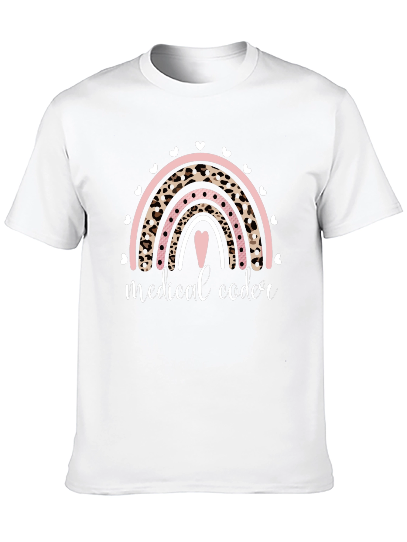 Medical Coder Rainbow Graphic T-Shirt