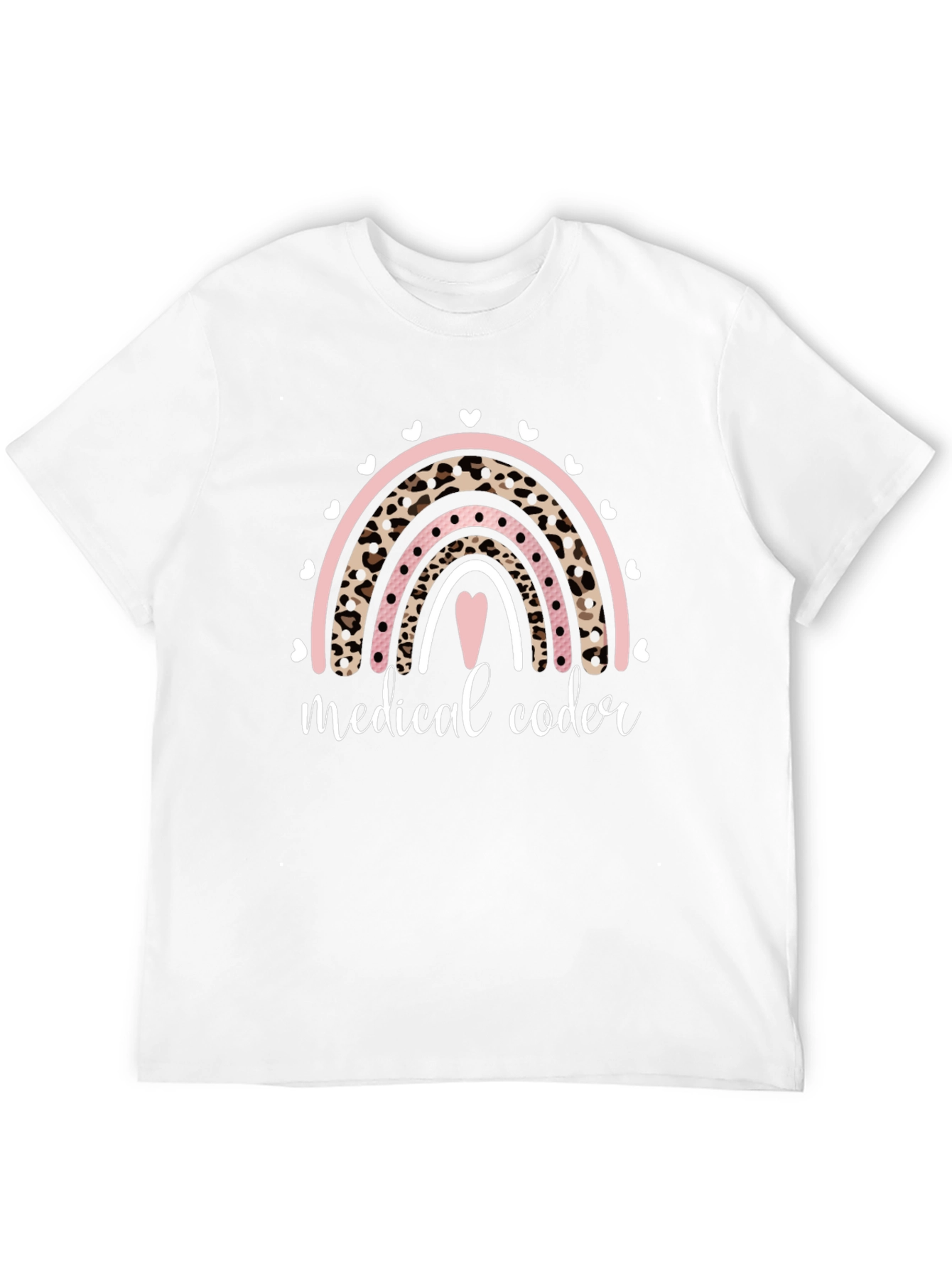 Medical Coder Rainbow Graphic T-Shirt
