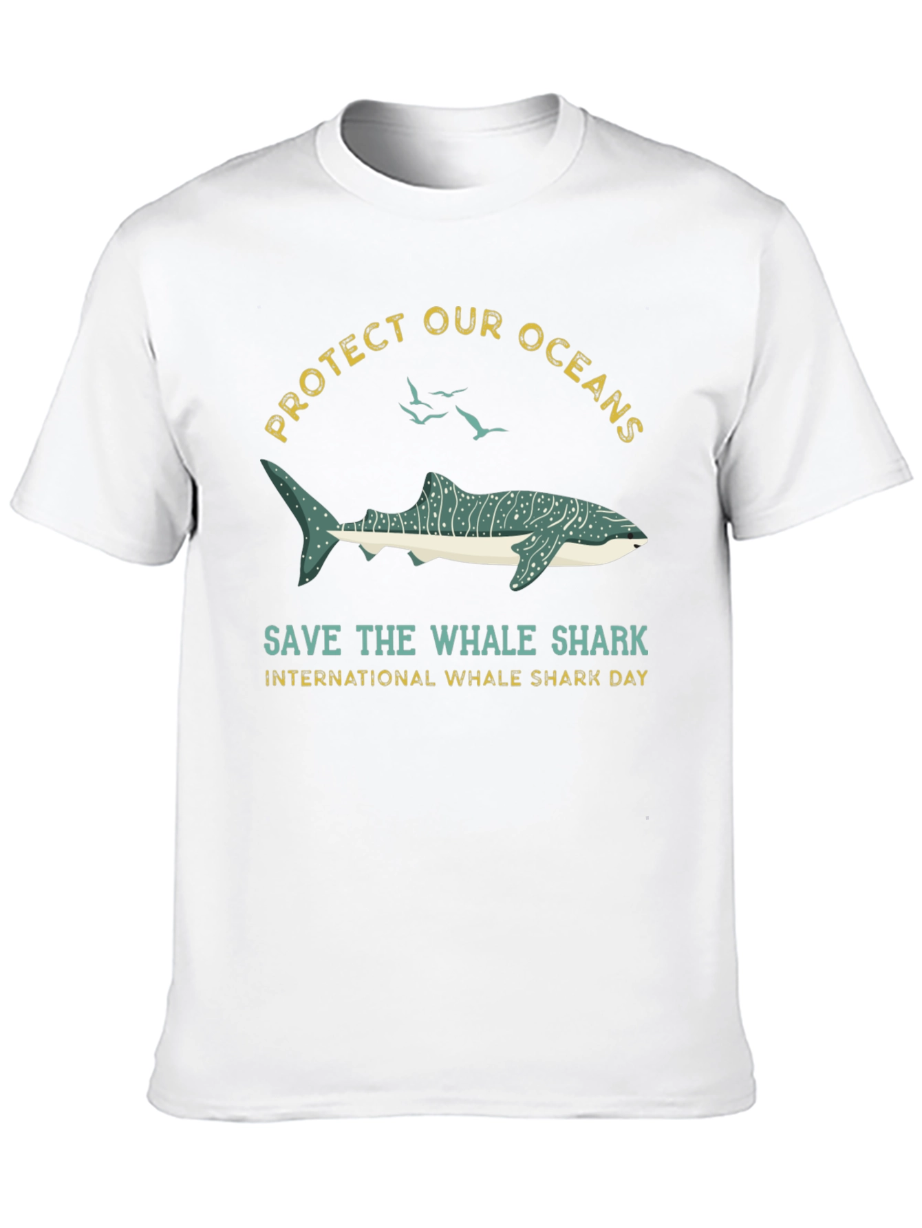 Protect Oceans Whale Shark Graphic Tee