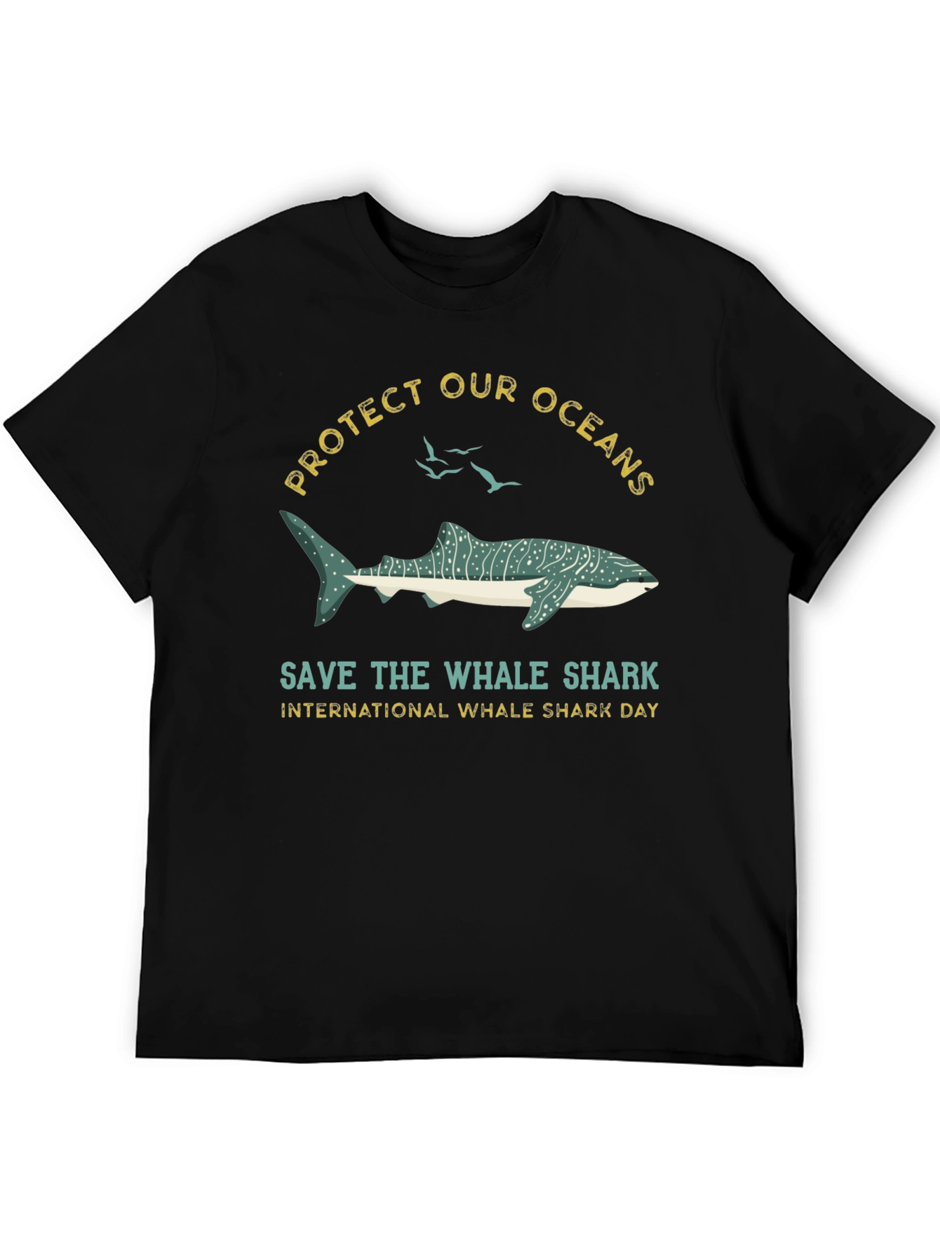 Protect Oceans Whale Shark Graphic Tee