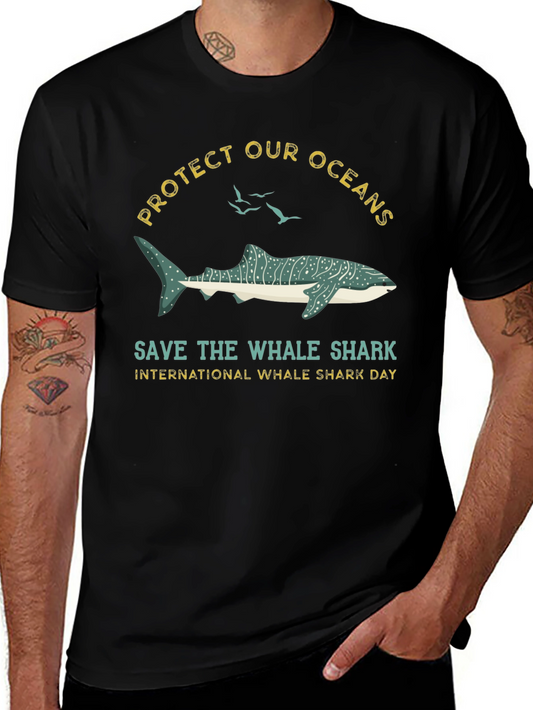 Protect Oceans Whale Shark Graphic Tee