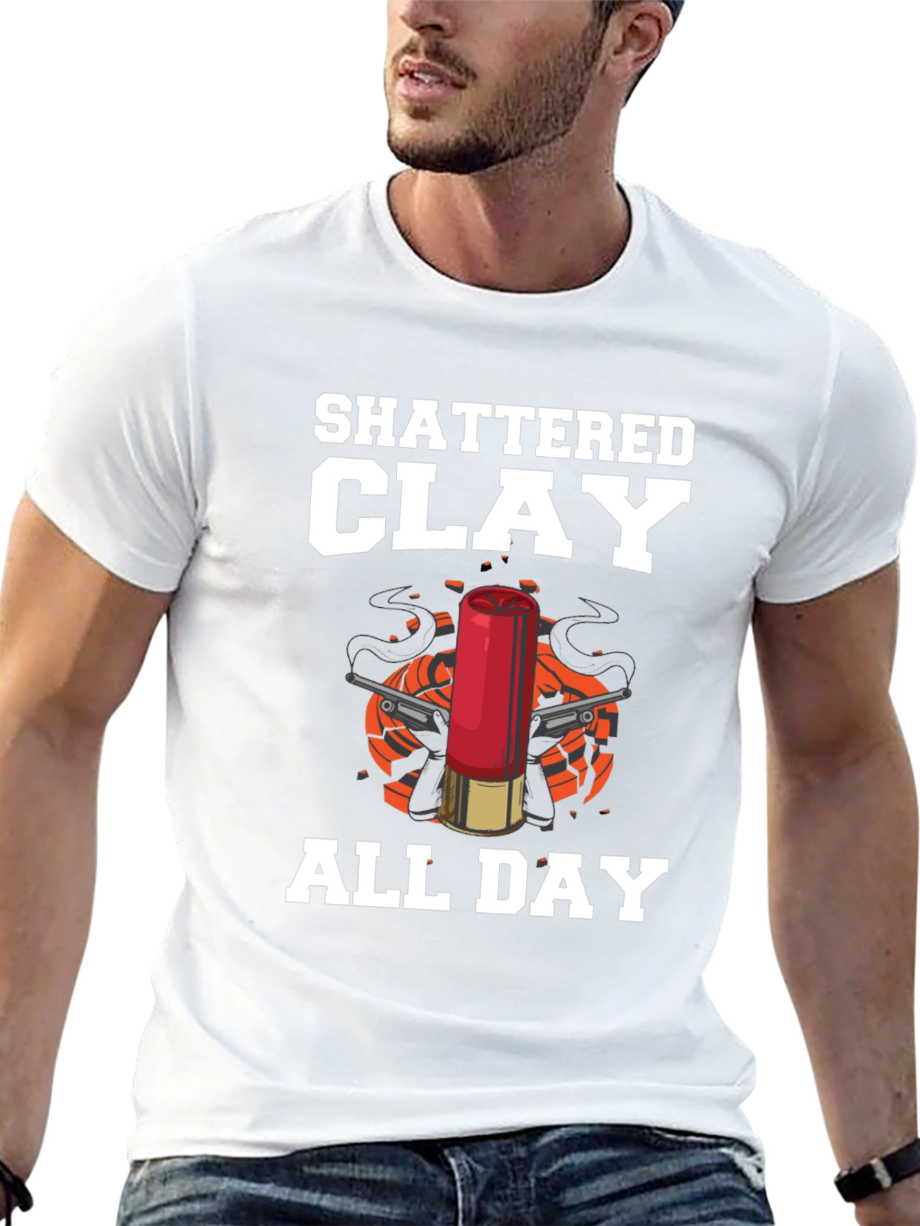 Shattered Clay All Day Graphic T-Shirt