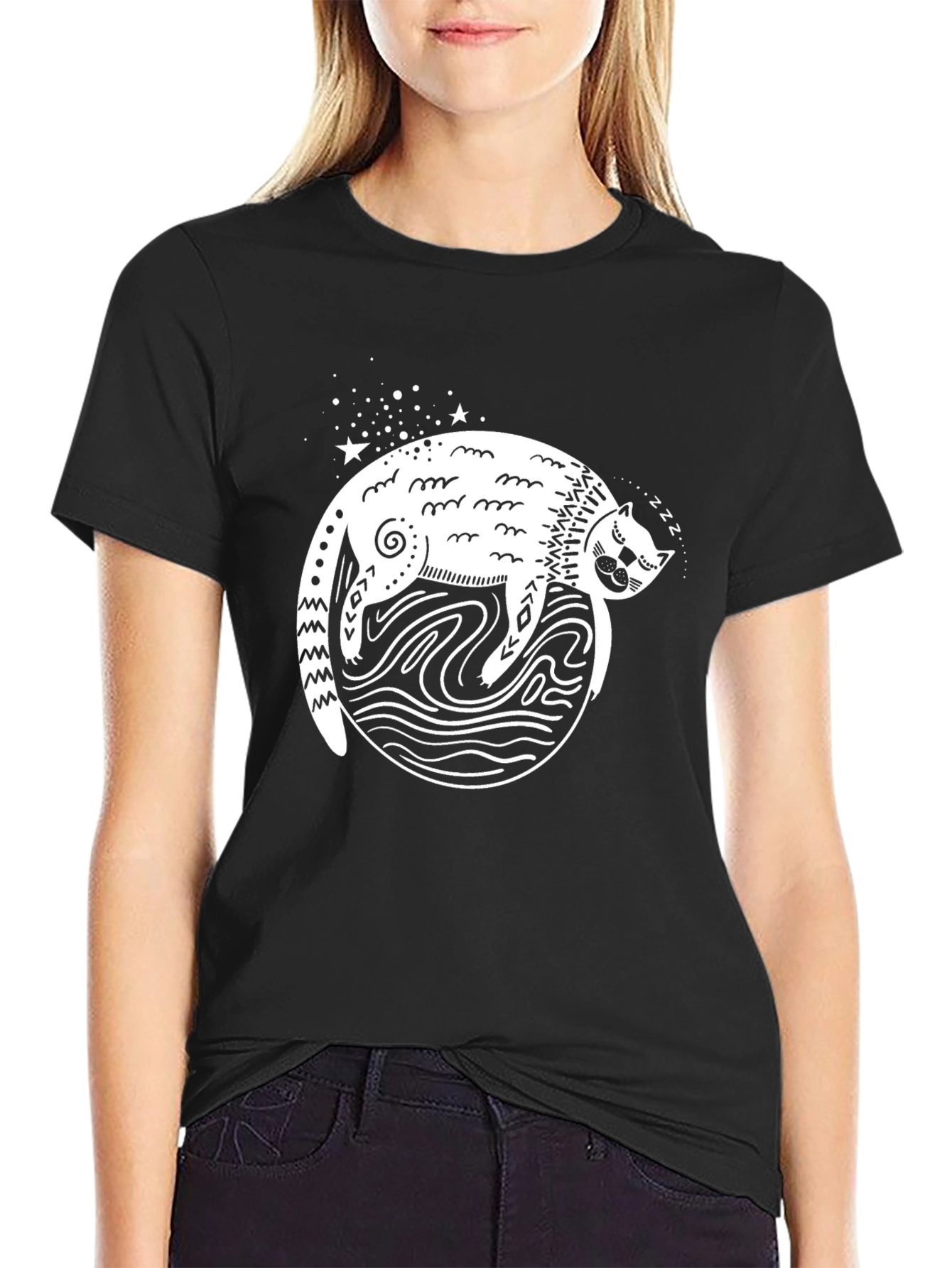 Cat Nap T-Shirt - Relaxed Fit