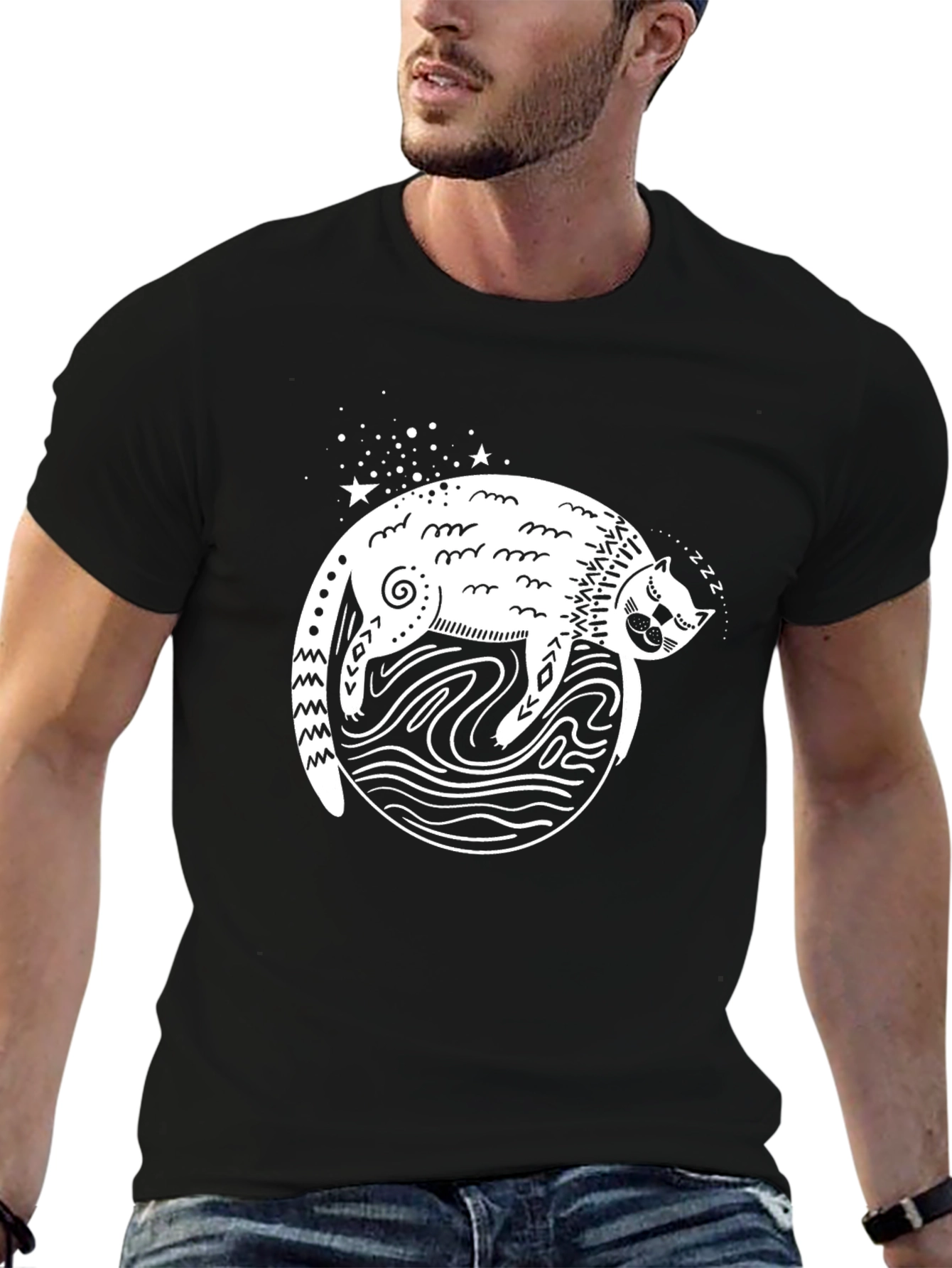 Cat Nap T-Shirt - Relaxed Fit