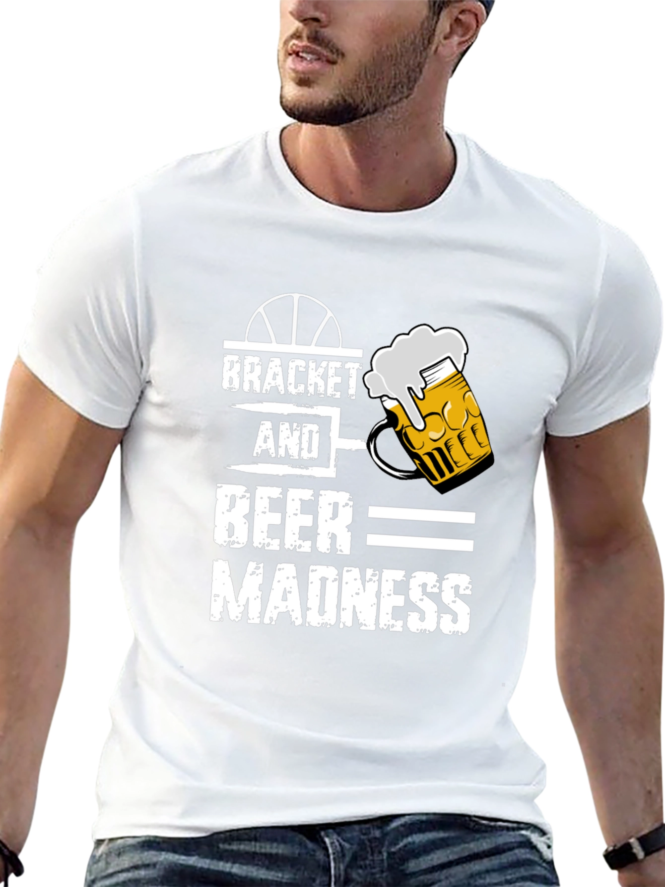 Bracket and Beer Madness Graphic Tee
