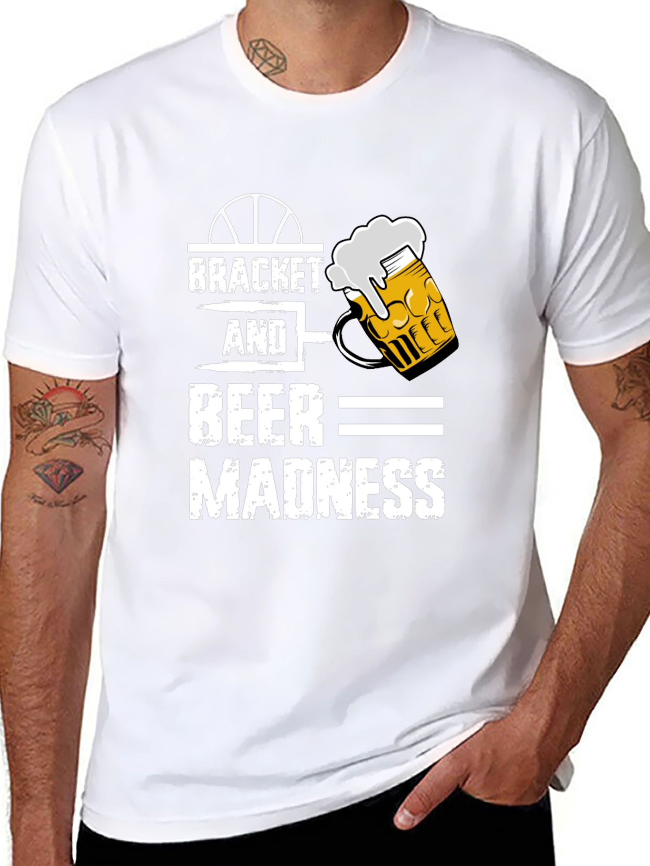 Bracket and Beer Madness Graphic Tee