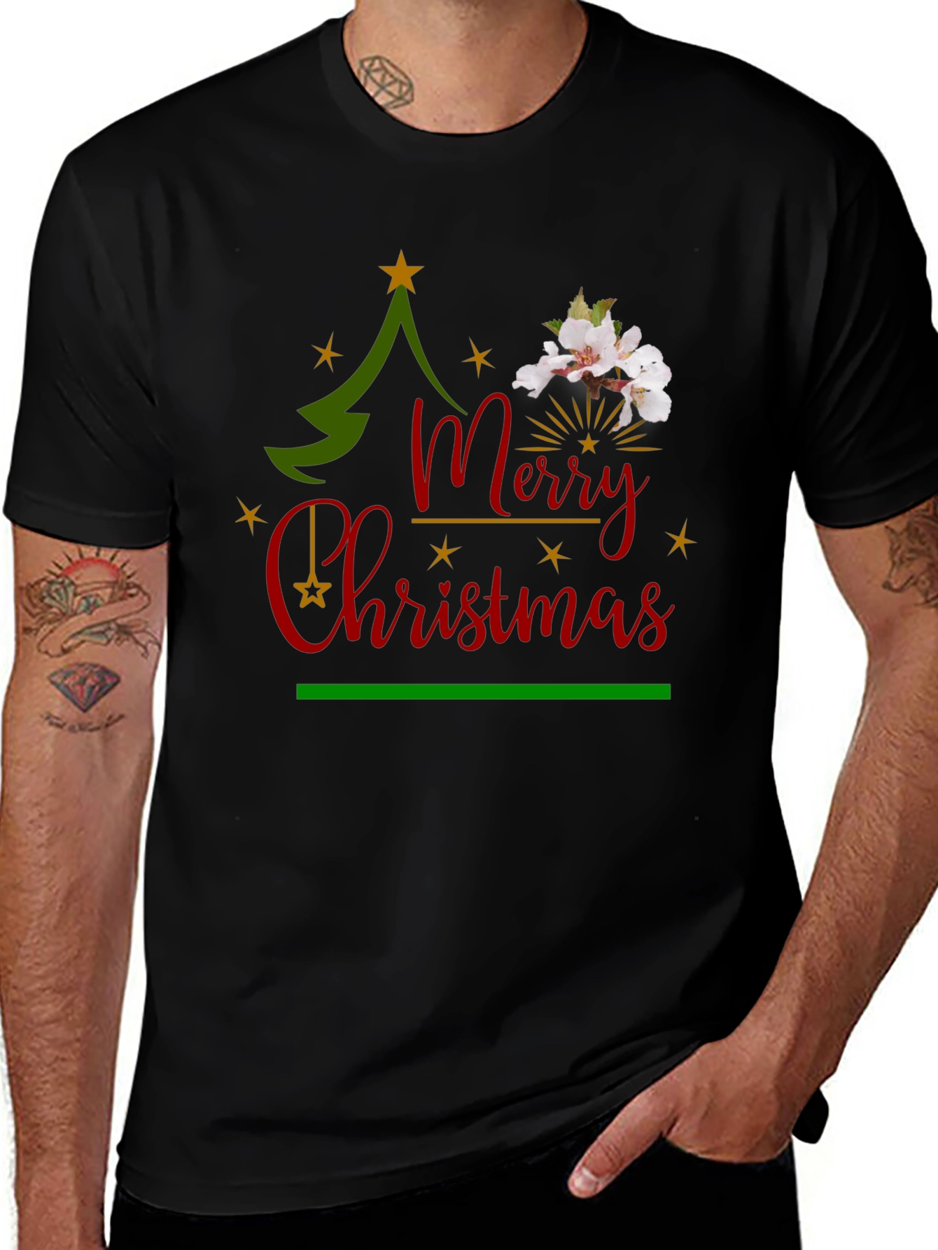Merry Christmas T-Shirt Holiday Graphic Tee