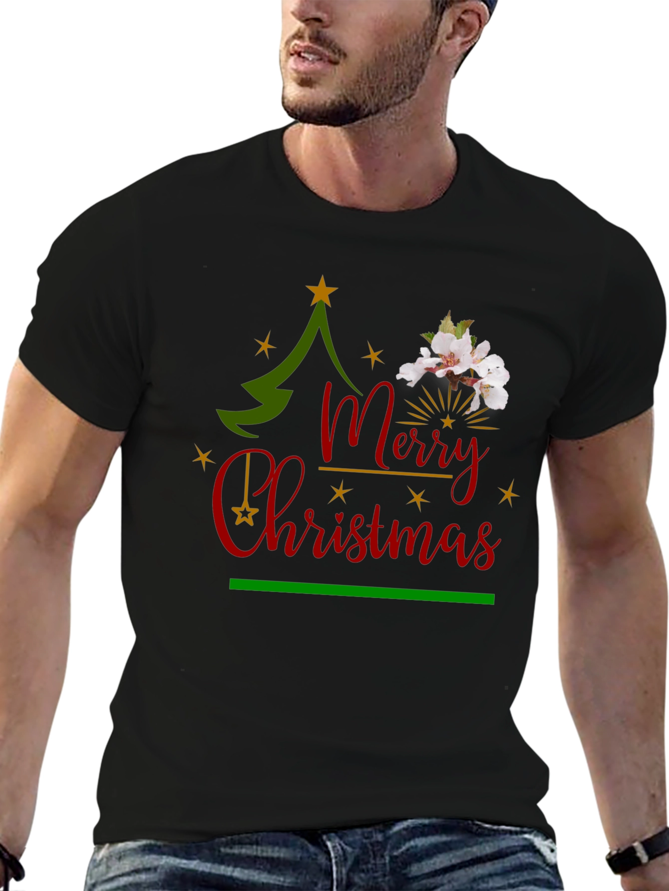 Merry Christmas T-Shirt Holiday Graphic Tee