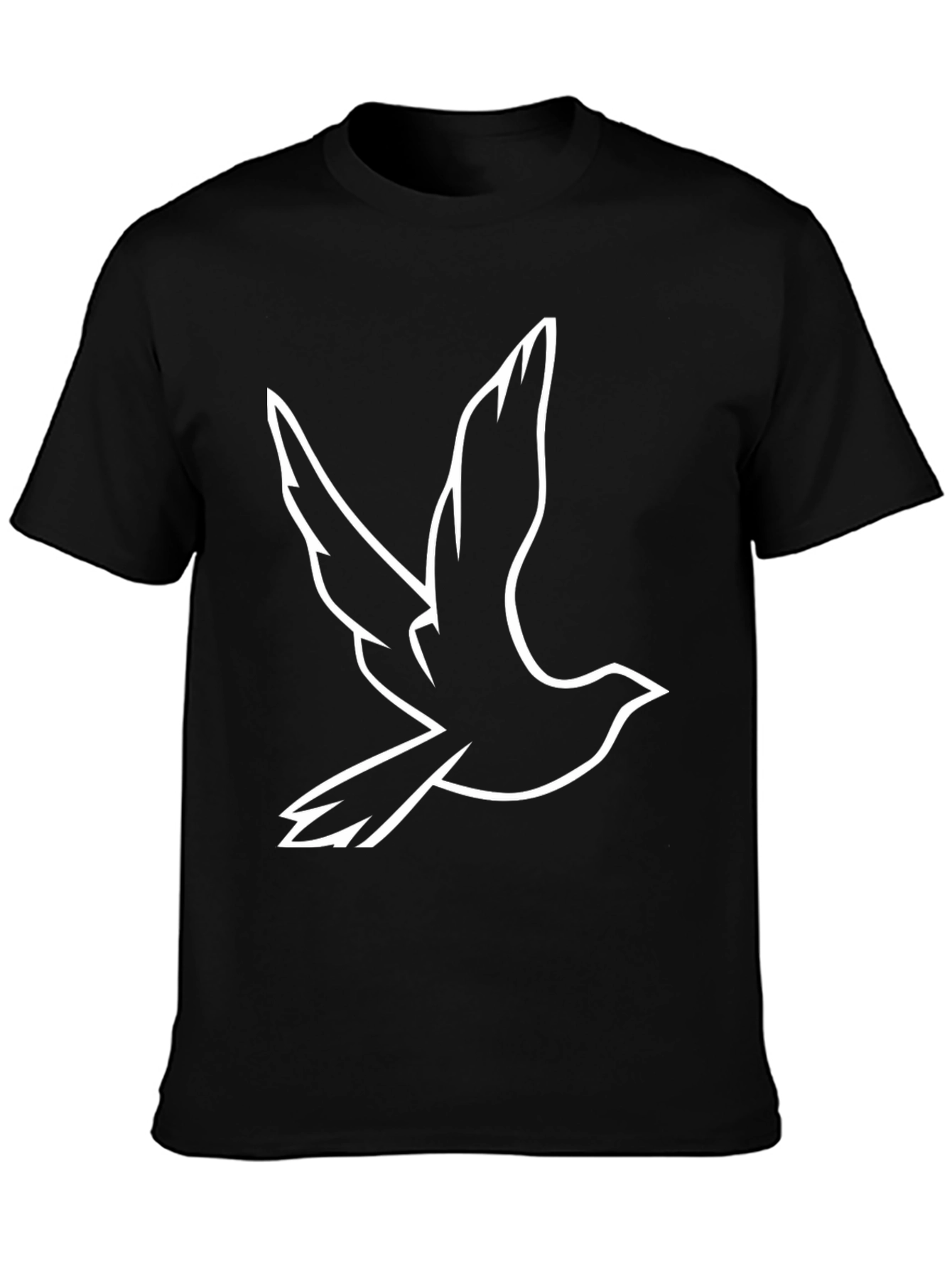 Dove Graphic Black T-Shirt
